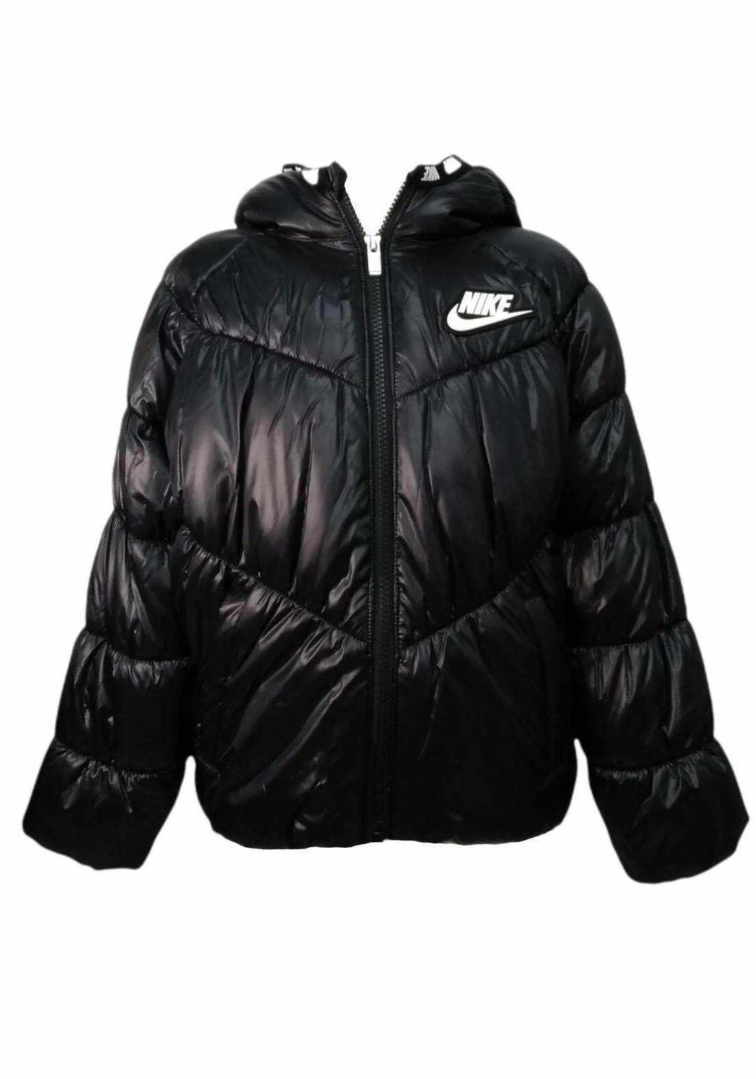 Nike Chaqueta chevron cinched GIRL GIUBBOTTI Negro 6 años, Negro