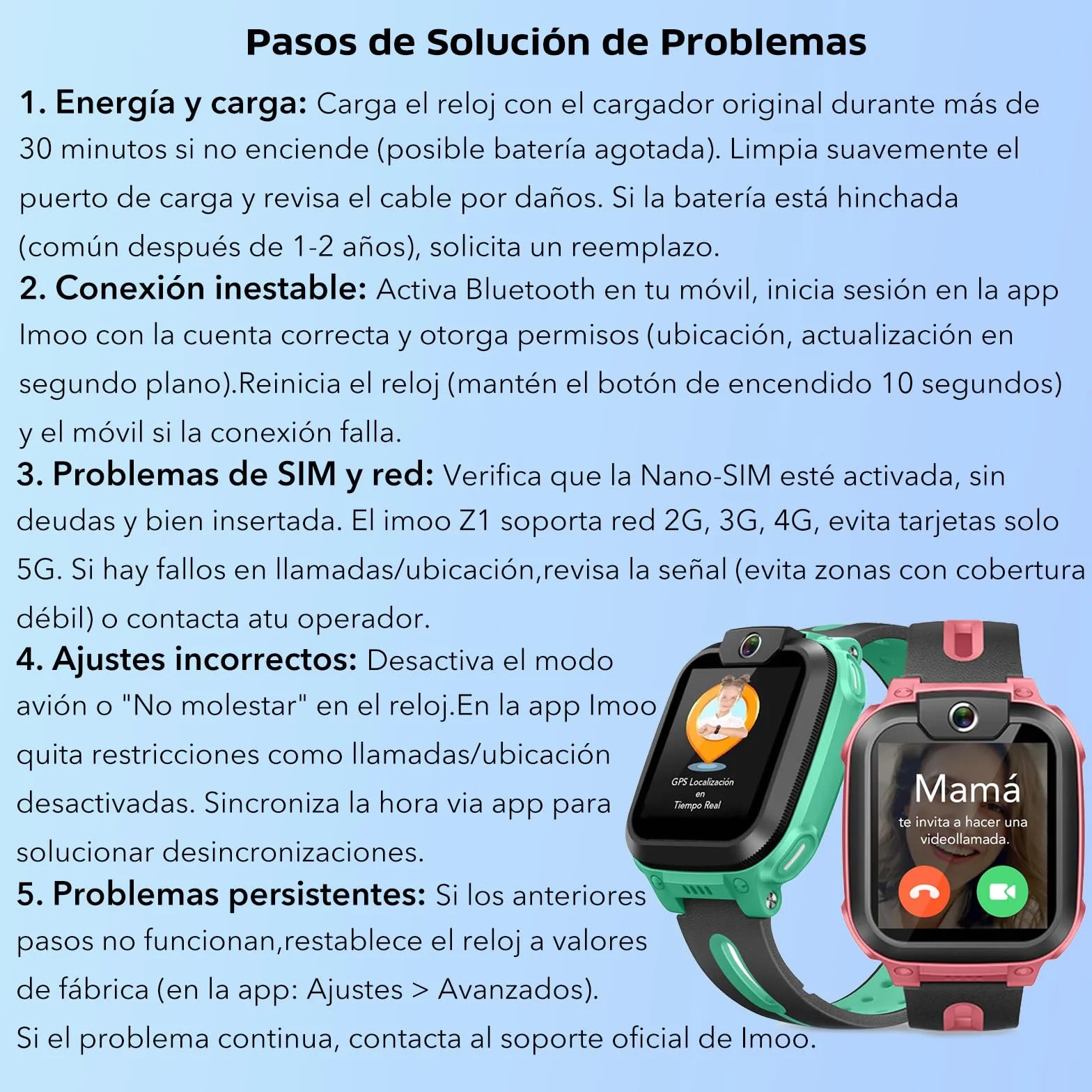 imoo Z1 Reloj Inteligente Niño 4G, Reloj Niño con Videollamada, Reloj GPS Niños con Llamada, Chat, SOS, Smartwatch Niños con Class Mode, Waterproof IPX8, Relojes Niña Watch -Verde