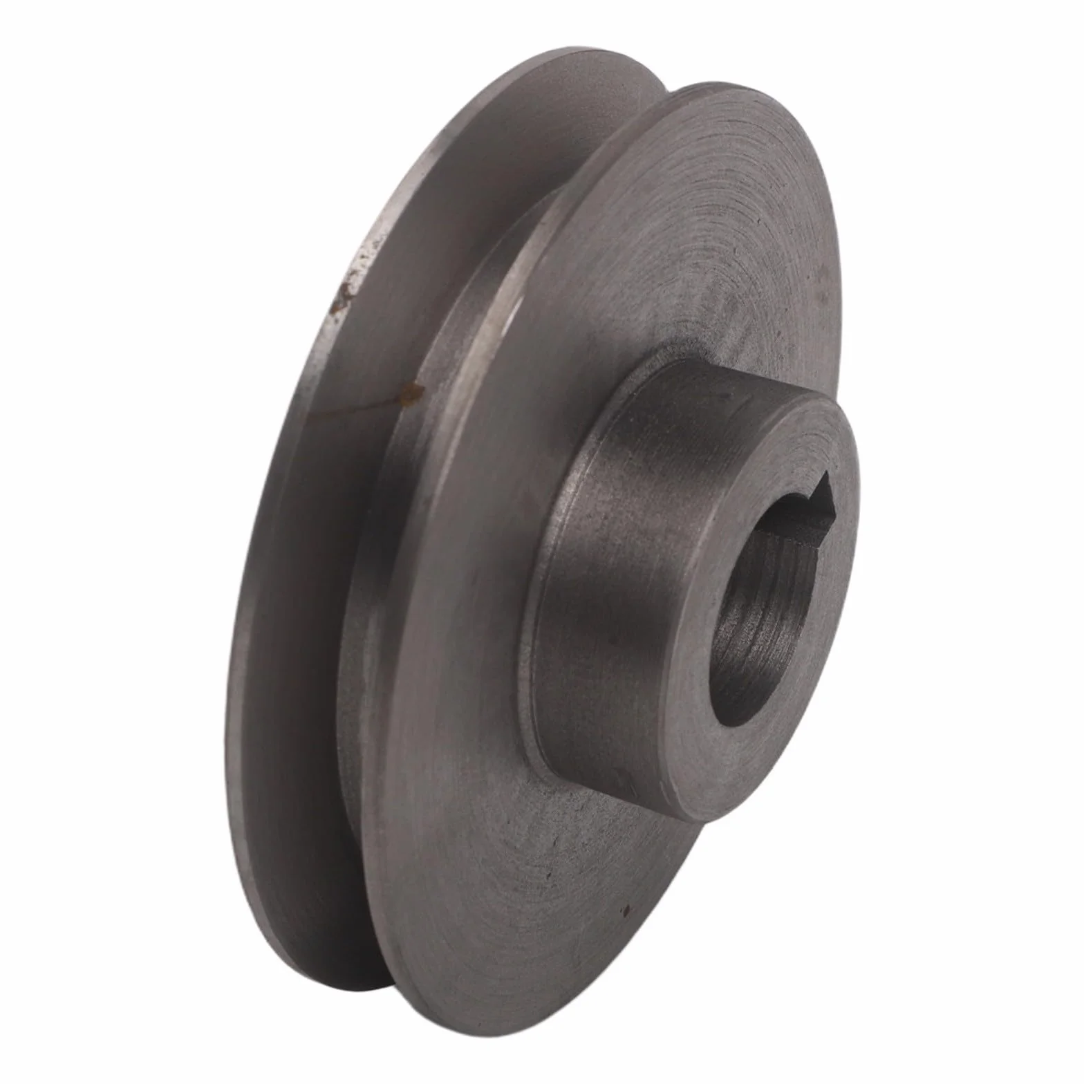 Polea de transmisión de hierro fundido, una ranura, correa trapezoidal, 24x100