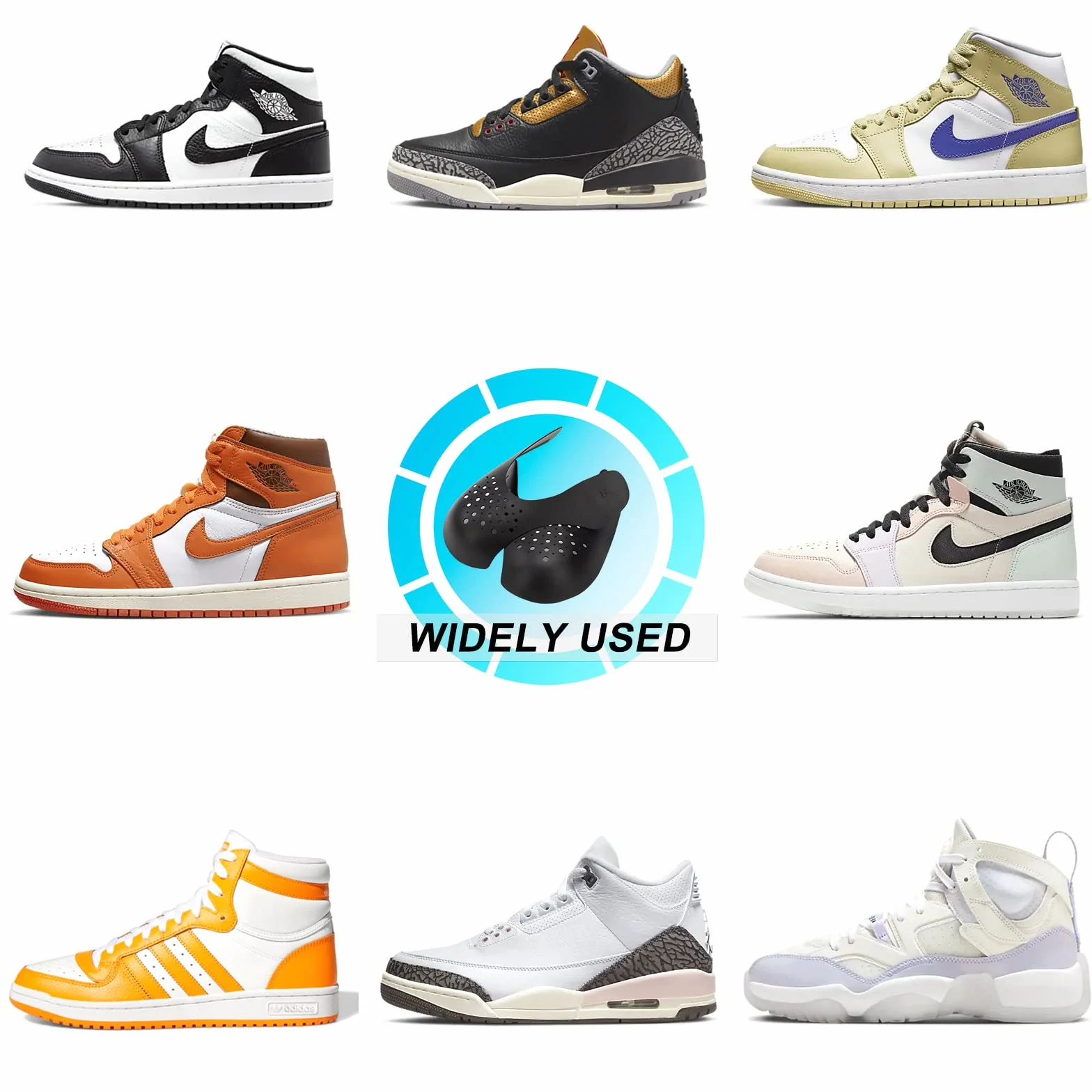 Escudo de Zapatos 4 Pares Protectores para Zapatillas de Deporte Universal Protector de Pliegues para Calzado para Hombre y Hembra