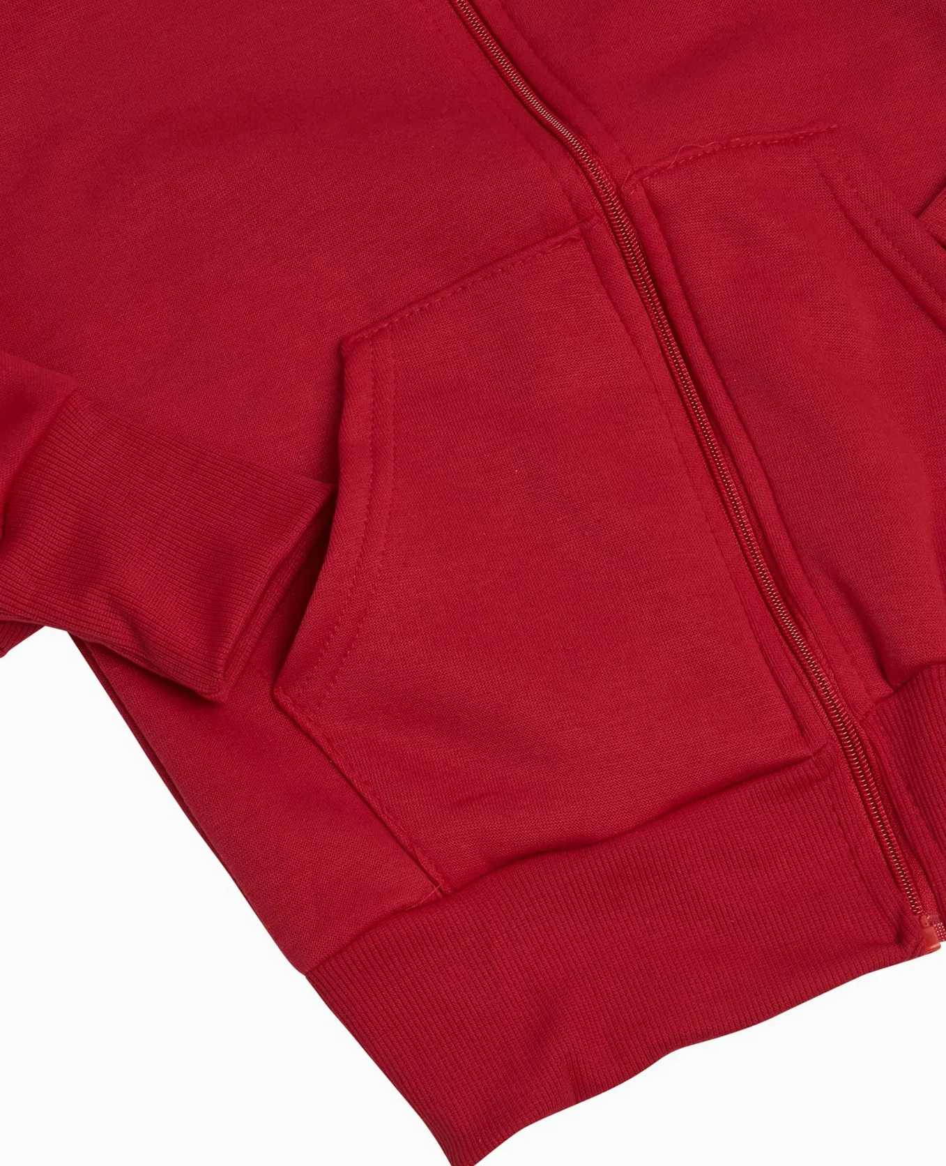 Quad Seven Conjunto de sudadera para niños – 2 piezas de forro polar sólido con cremallera y pantalones deportivos (tallas: 5-18)