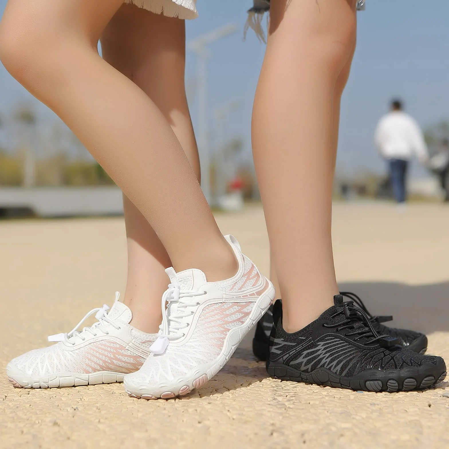 AONETIGER Zapatos descalzos para niños, transpirables, de secado rápido, antideslizantes, tallas 26-35