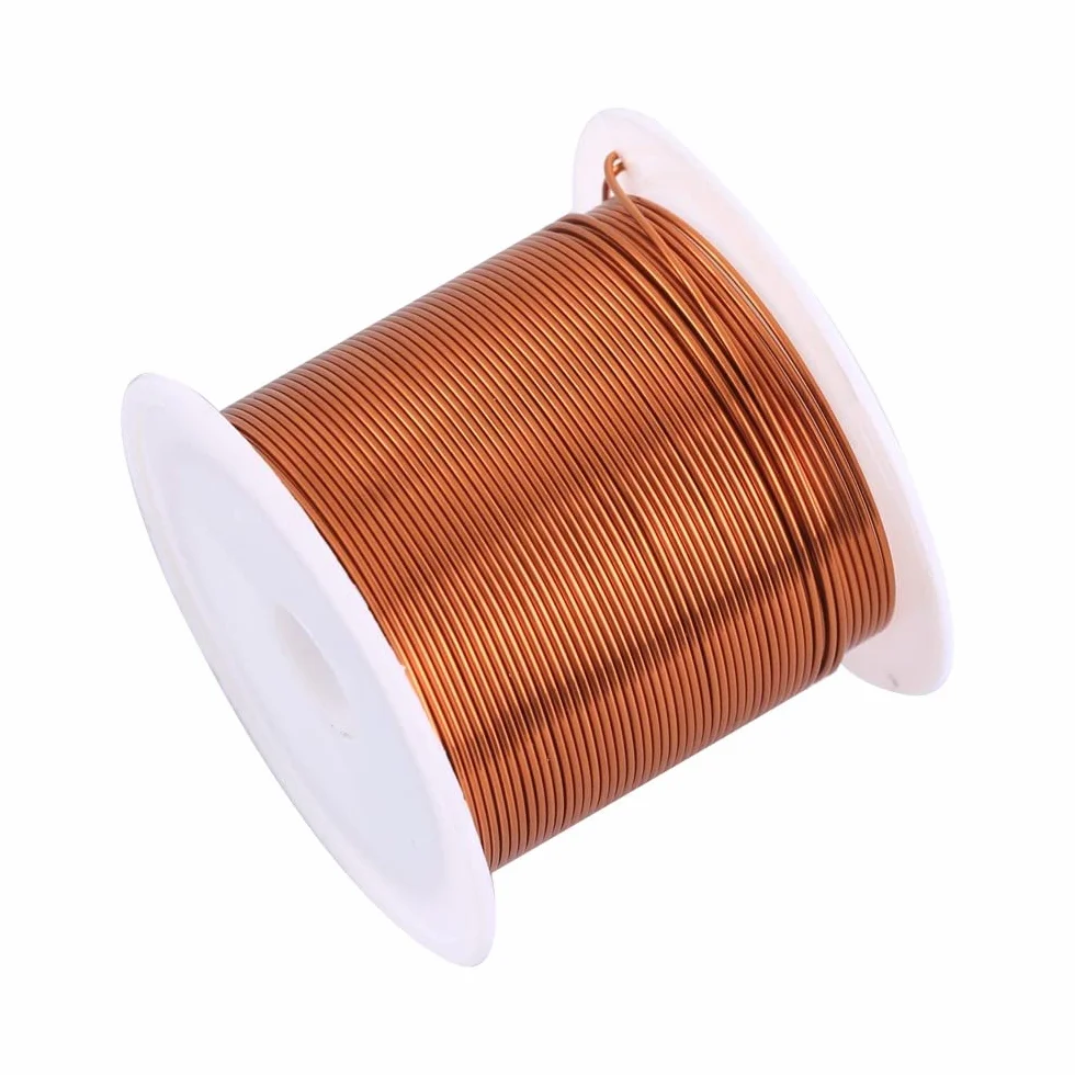 DONGKER Alambre de Cobre Esmaltado 0,7 mm x 10 m Bobina Eléctrica