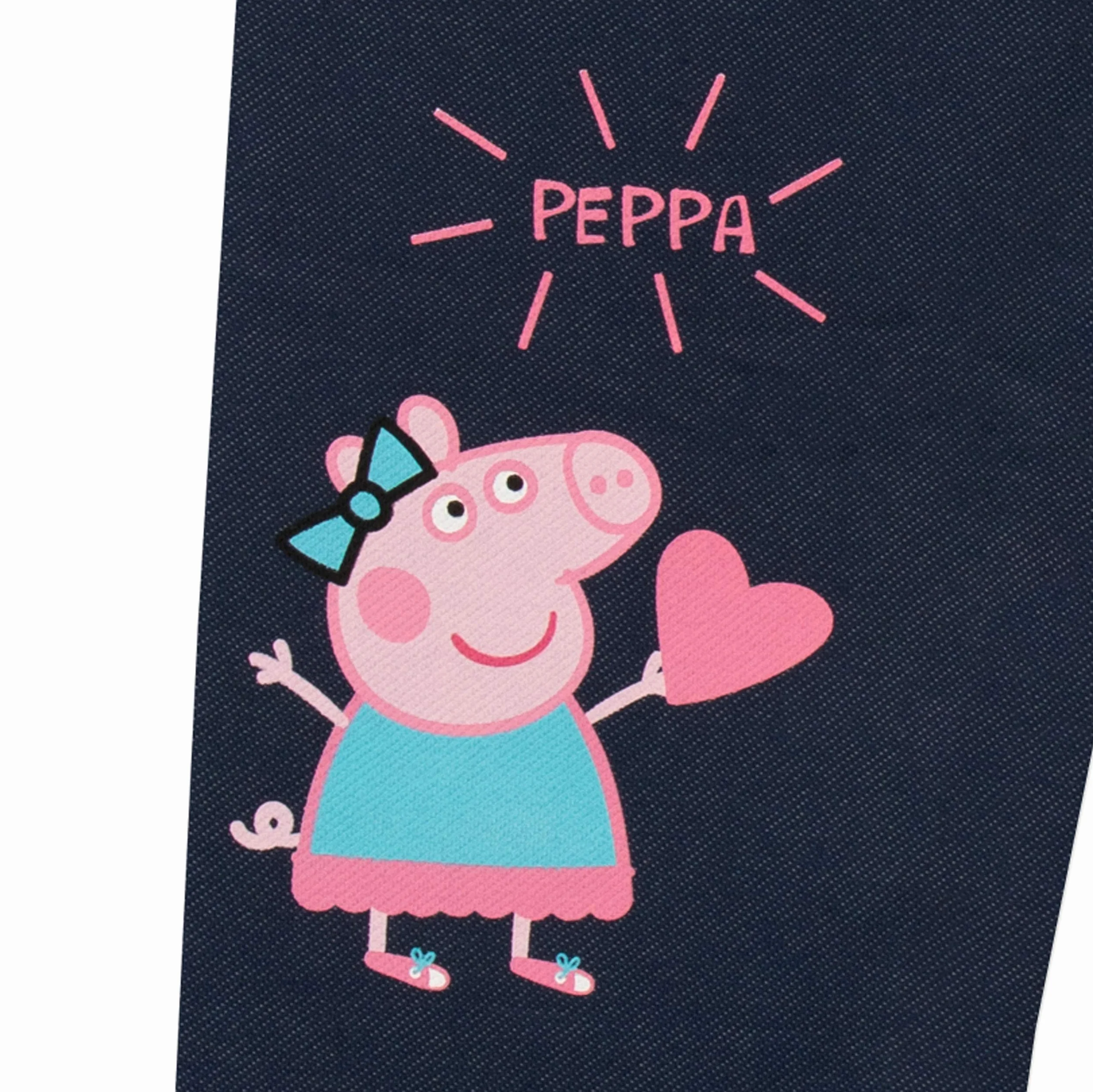 Peppa Pig Conjunto de Sudadera con capucha y leggings para Niñas Unicornio Multicolor 2-3 Años