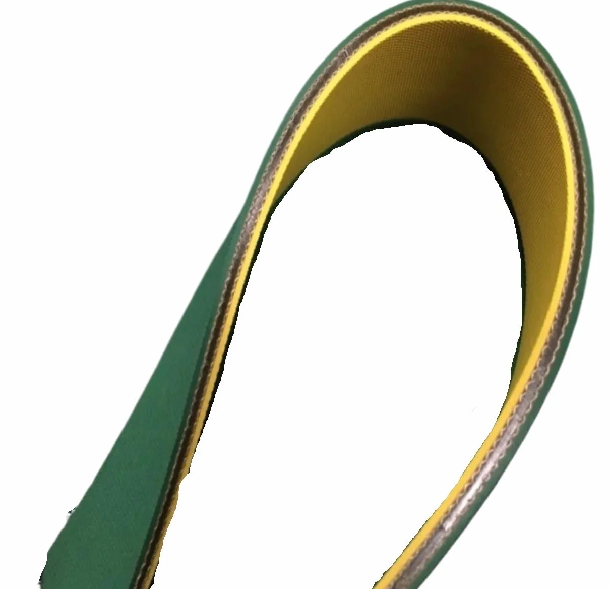 Correa de Nailon Plana 2mm 800mm-3600mm 3000x35x2 Amarillo-Verde