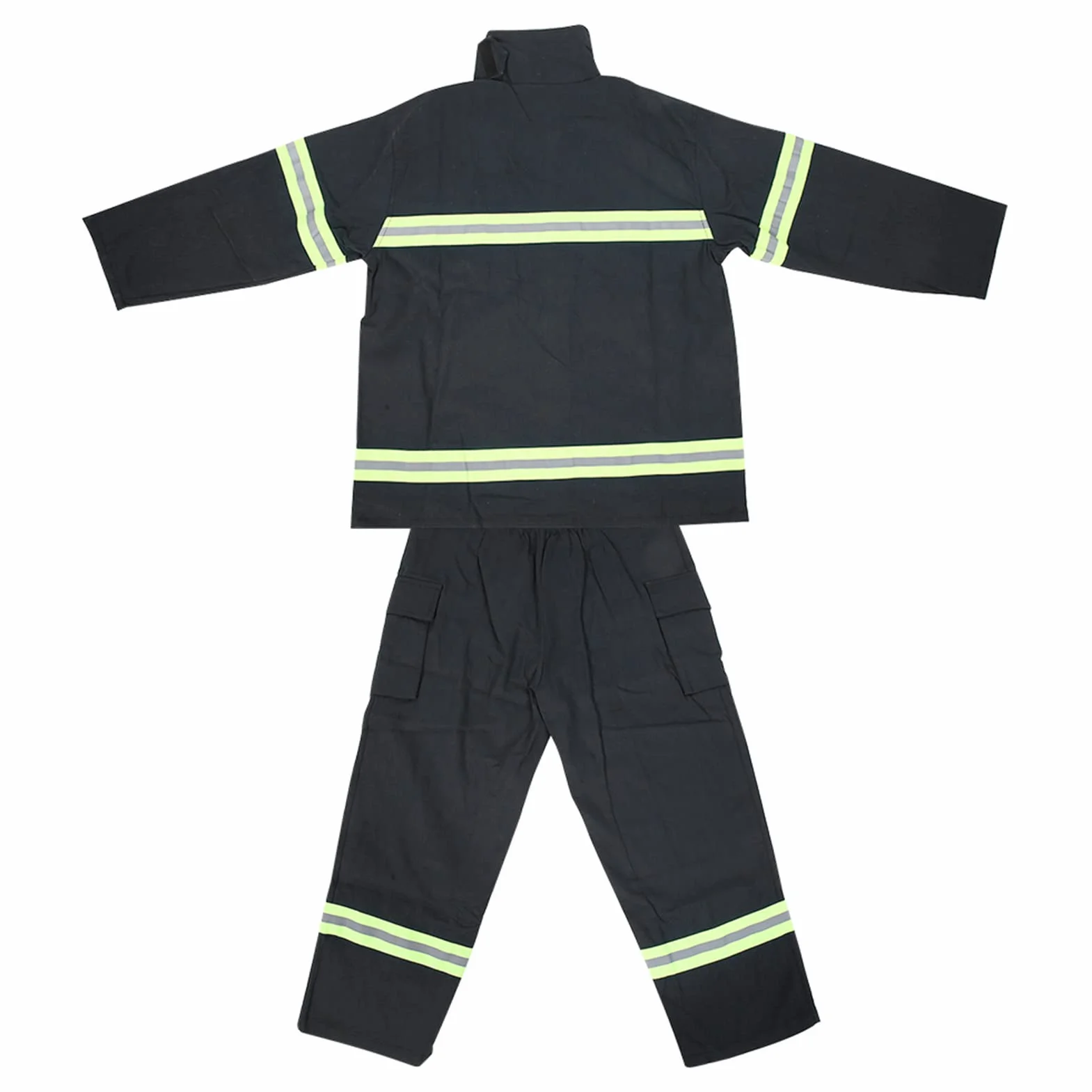 KIMISS Ropa Ignífuga Bomberos Prueba de Calor Protección Gsm Abridor Puerta Interruptor Relé Ignífugo Abrigo Reflectante Pantalones XL