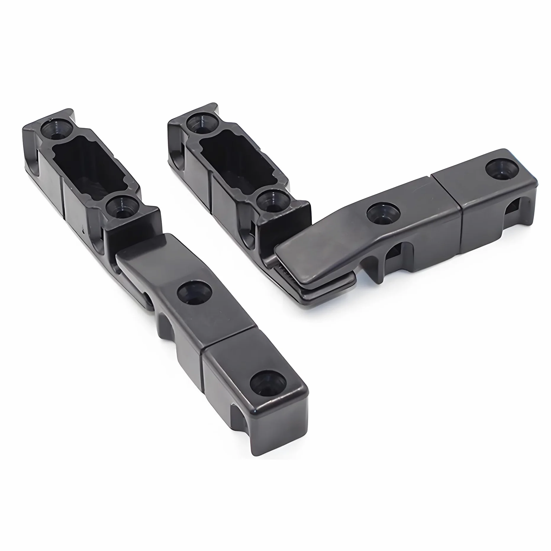 Keku EH-B Colgado Herraje para Embutir Rapid Placas y Bastidor Cuelgue Conector Mueble Capacidad 15kg Plástico 20 Par