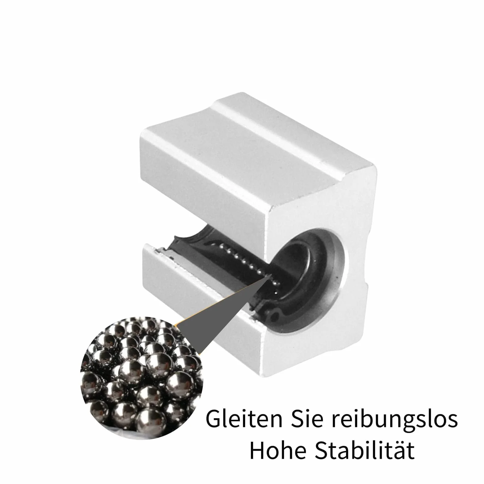 Riel lineal SBR12 400 mm guía lineal con 4 bloques SBR12UU inoxidable para impresora 3D