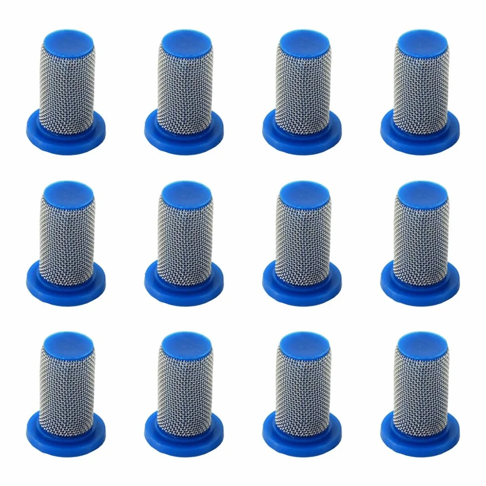 Filtros antigoteo de malla 50 unidades, filtro de pulverización cilíndrico para jeringa posterior