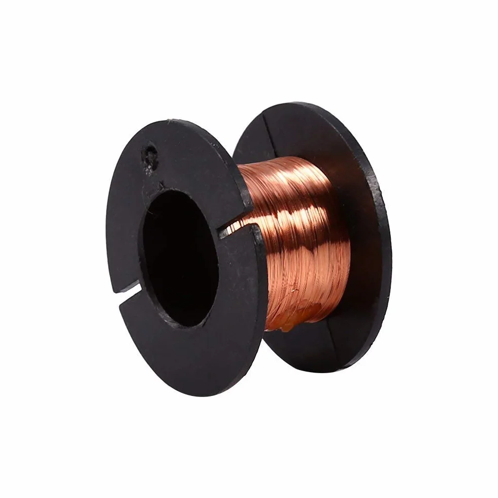 Alambre de Bobina Esmaltado 0.1mm 15m Cobre 5pcs