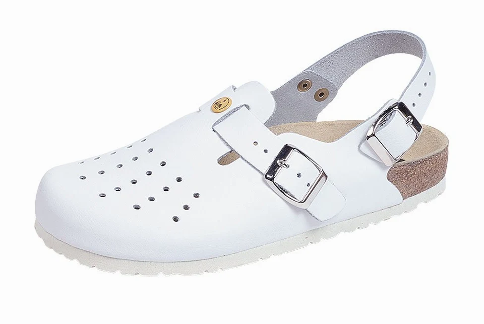 Weeger ESD Clog Perf. 48619 - Zuecos de Cuero Unisex