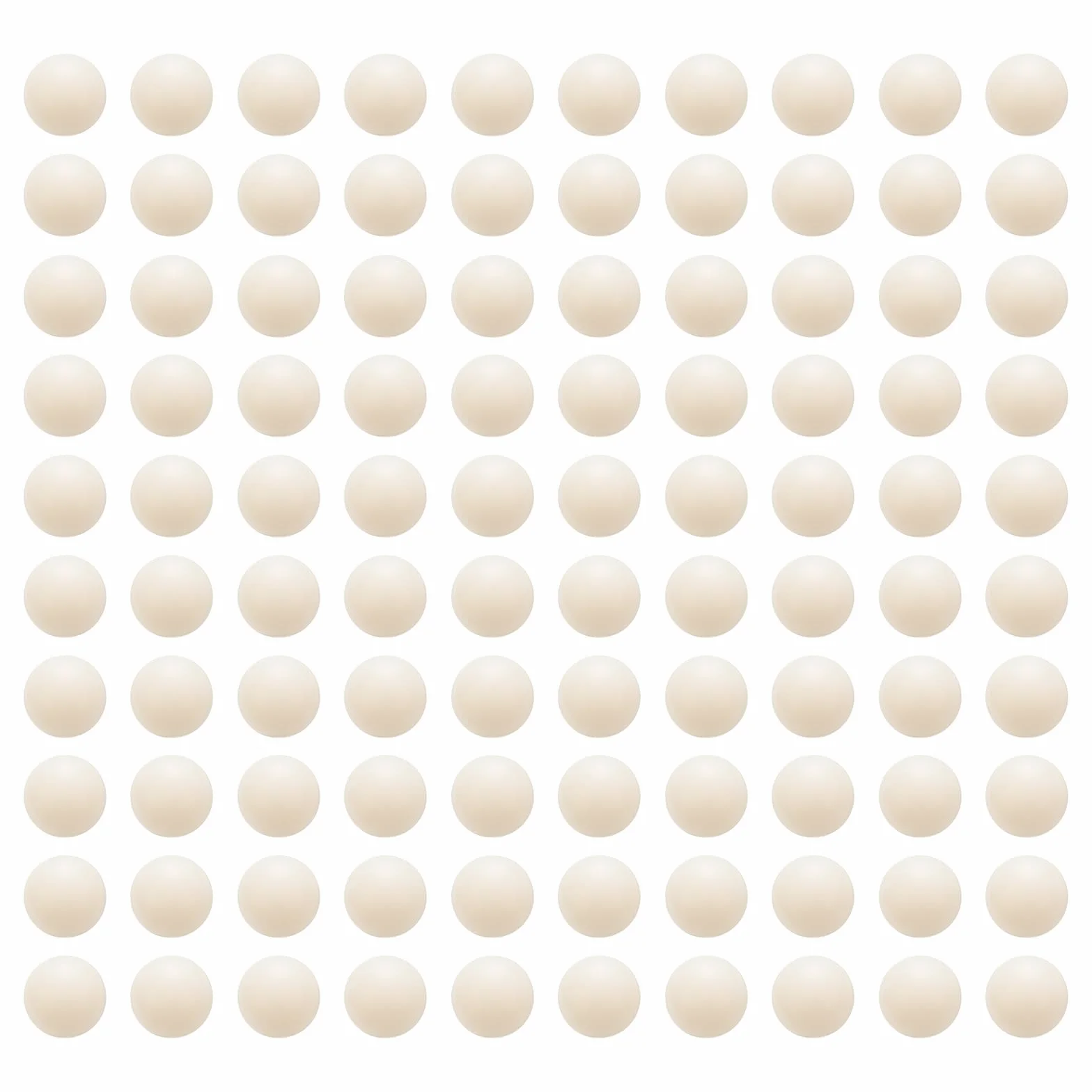 QUARKZMAN 100 Piezas Bolas Rodamiento Nylon 4 mm Plástico Precisión Mini