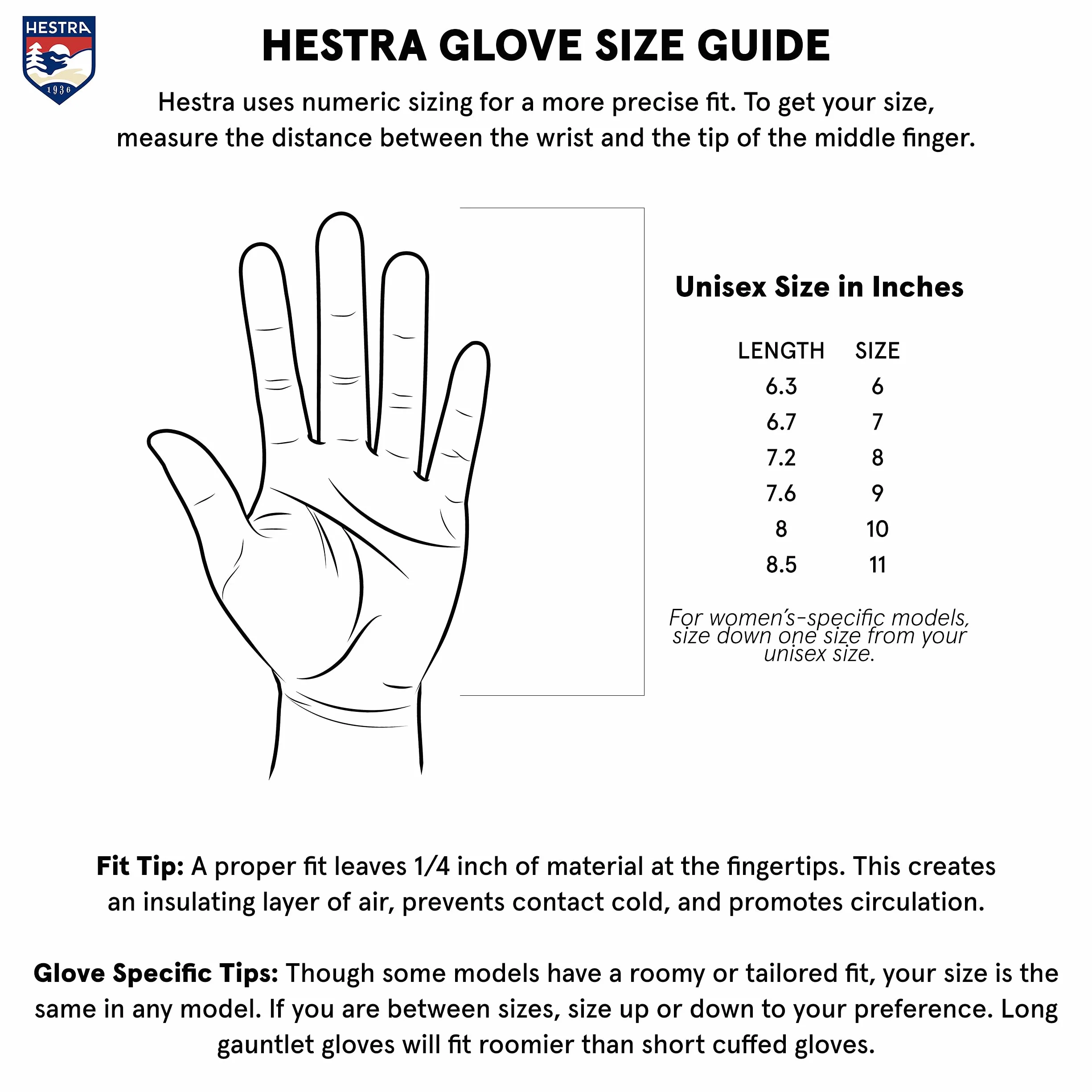 Hestra Bergvik Nubuck Guantes aislados de cuero para clima frío