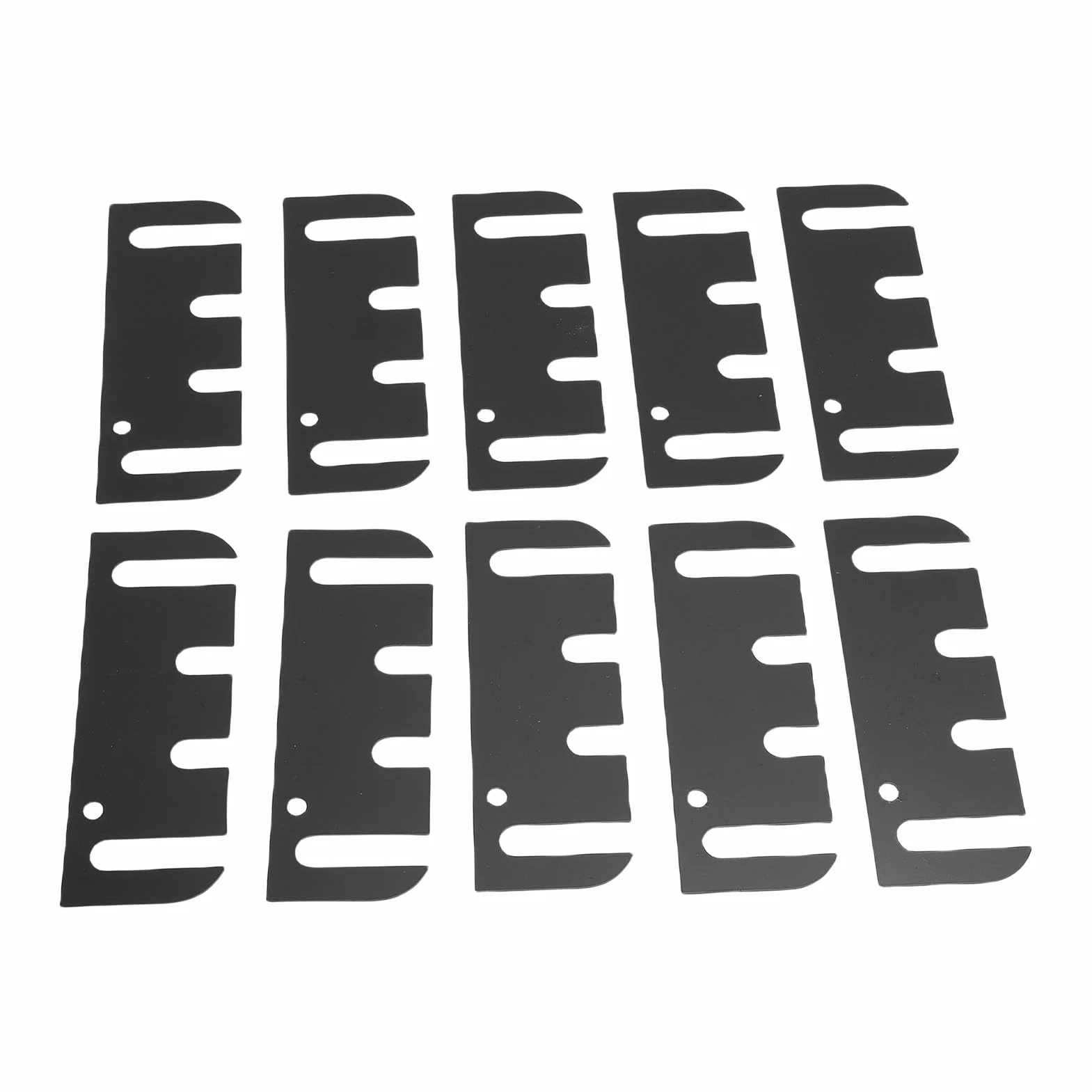 Cuñas para Bisagras de Puerta de Acero Inoxidable, Espaciadores Recubiertos, 10 Piezas