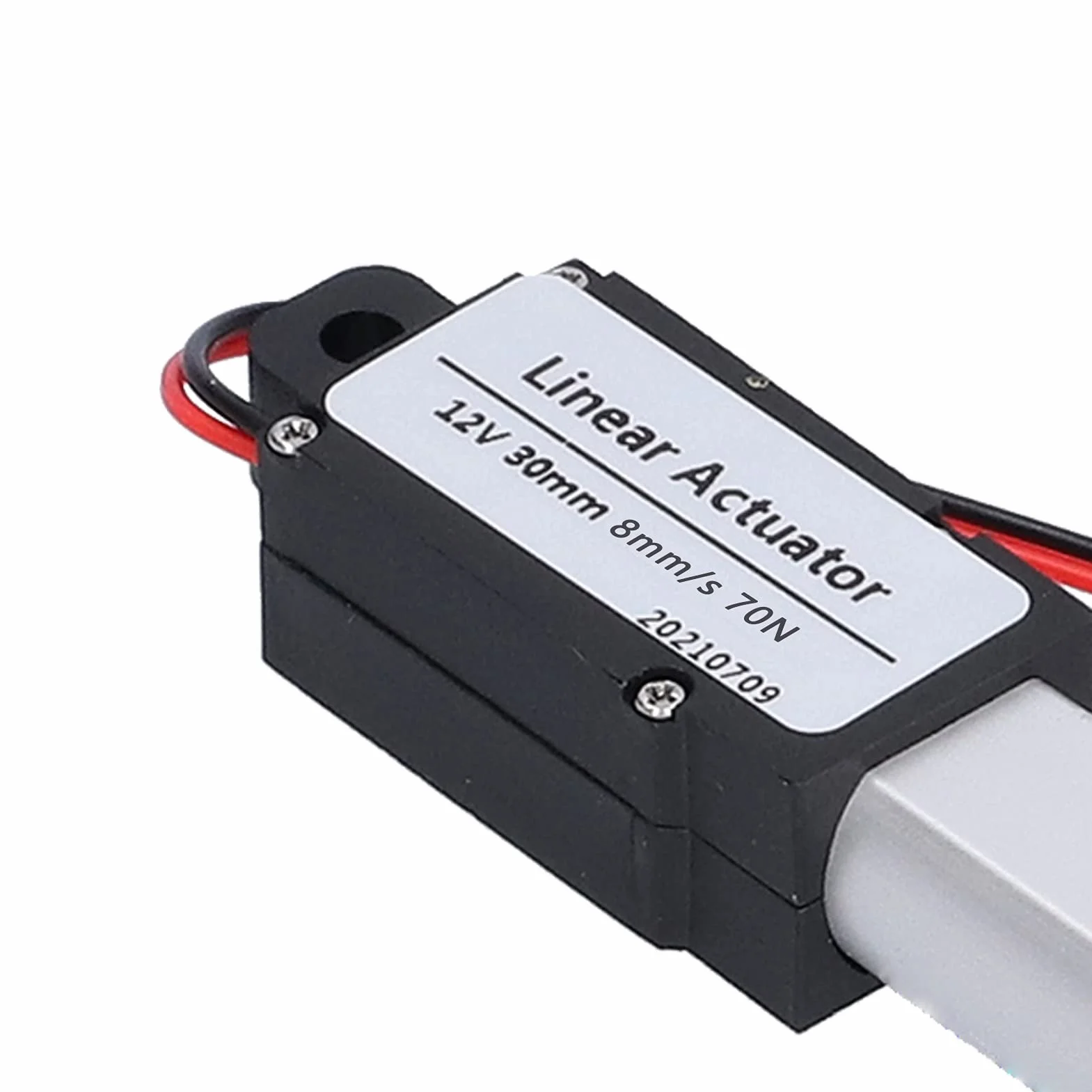 Actuador Lineal Eléctrico 30mm 12V DC Impermeable 8mm/s 70N