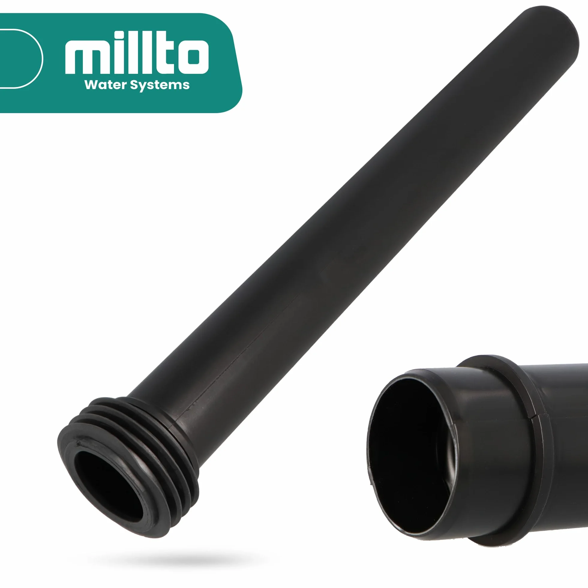 Geberit Tubo de descarga 45x370 mm Raccord mural polipropileno Empotrado