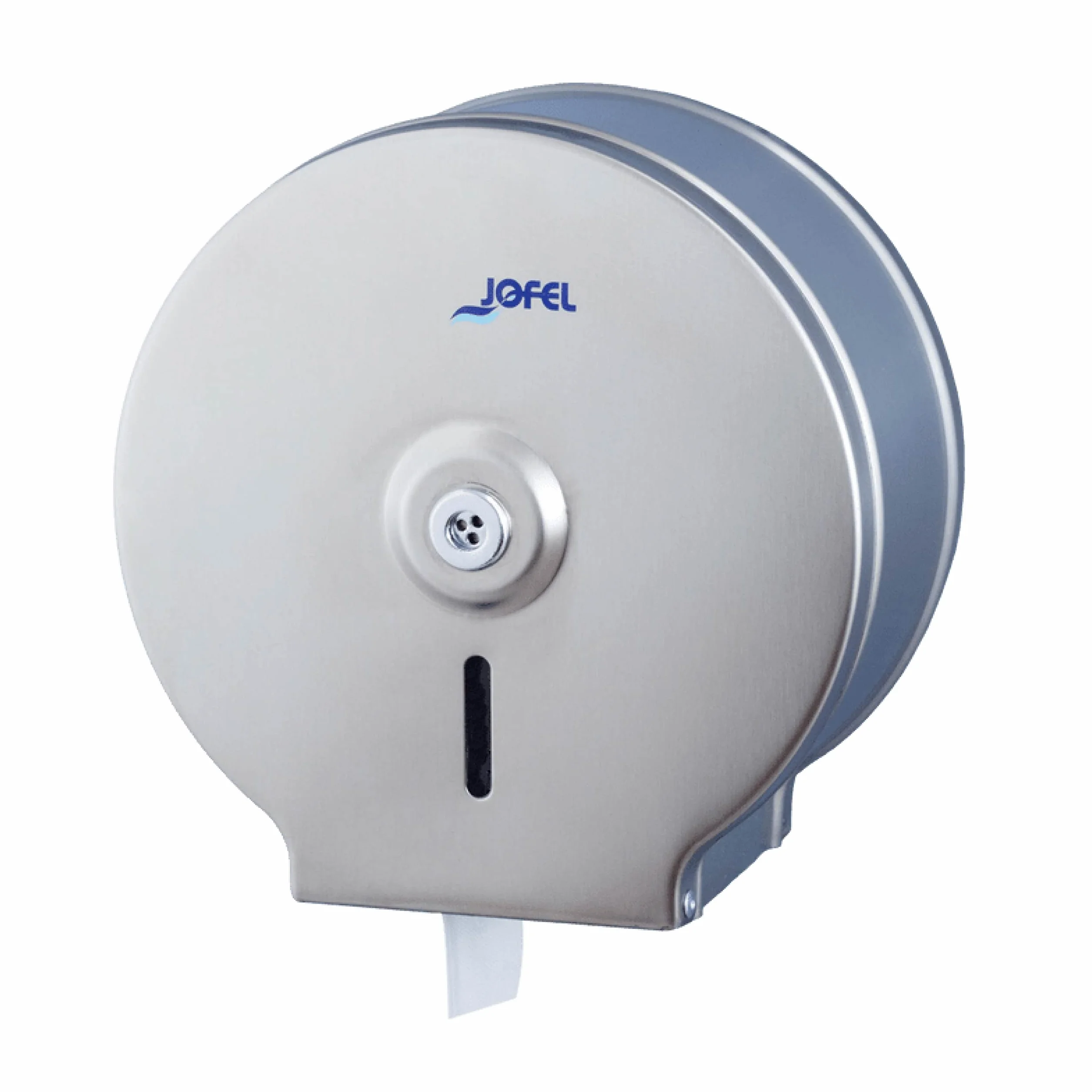 Jofel Portarrollos de Papel Higiénico Industrial, Dispensador Acero Inoxidable 200m 190mm AE23200