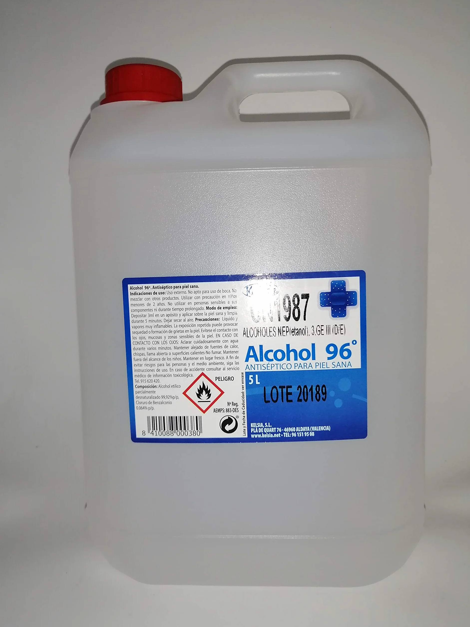 Alkohol 96º 5 litrów