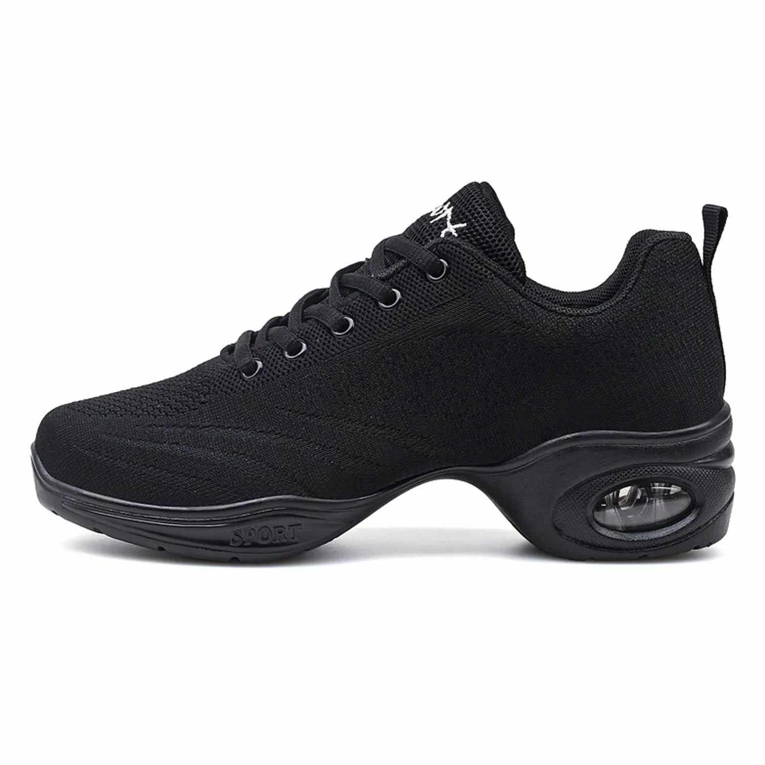 Meidiastra Zapatos de Jazz para Mujer, con Cordones, Suela Dividida, cojín de Aire, Plataforma Moderna