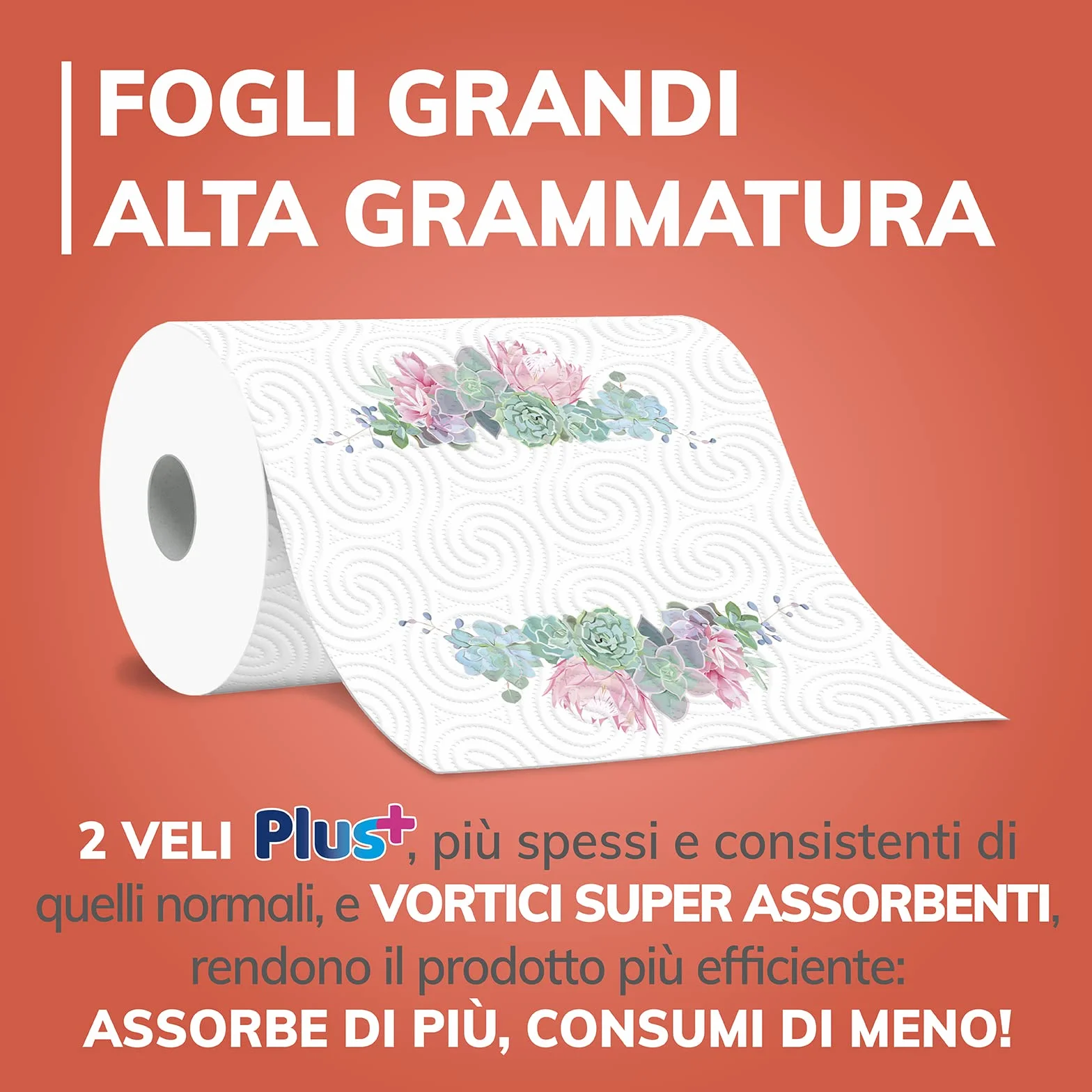Foxy Asso Ultra Secador 2 rollos Veli Plus Absorbentes Resistentes Decorado Certificado FSC