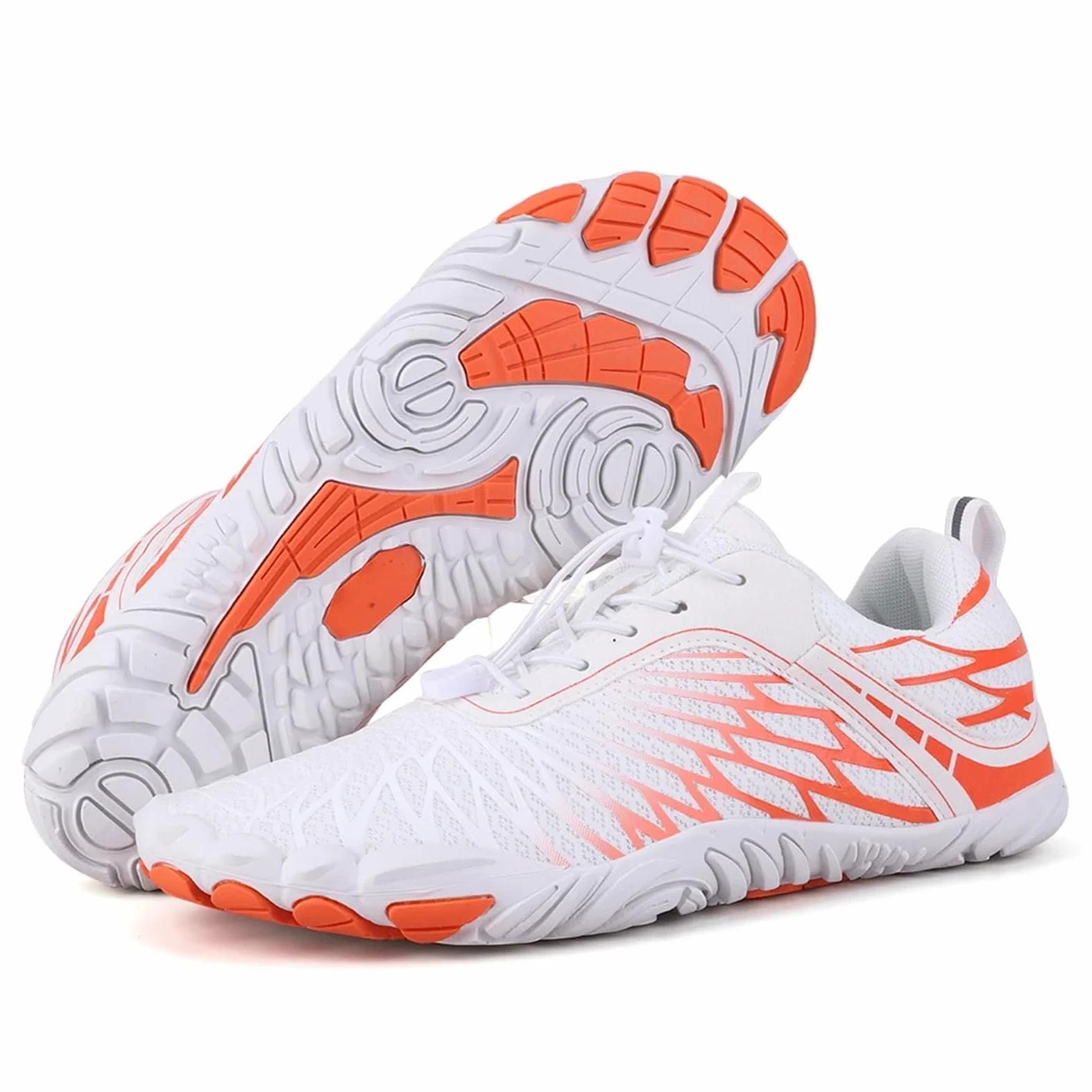 Zapatos De Vadeo Unisex, Zapatos For Nadar En El Agua, Zapatillas Descalzas For Hombres Y Mujeres, Sandalias De Playa For Exteriores, Zapatos For Aguas Arriba(Orange,46)