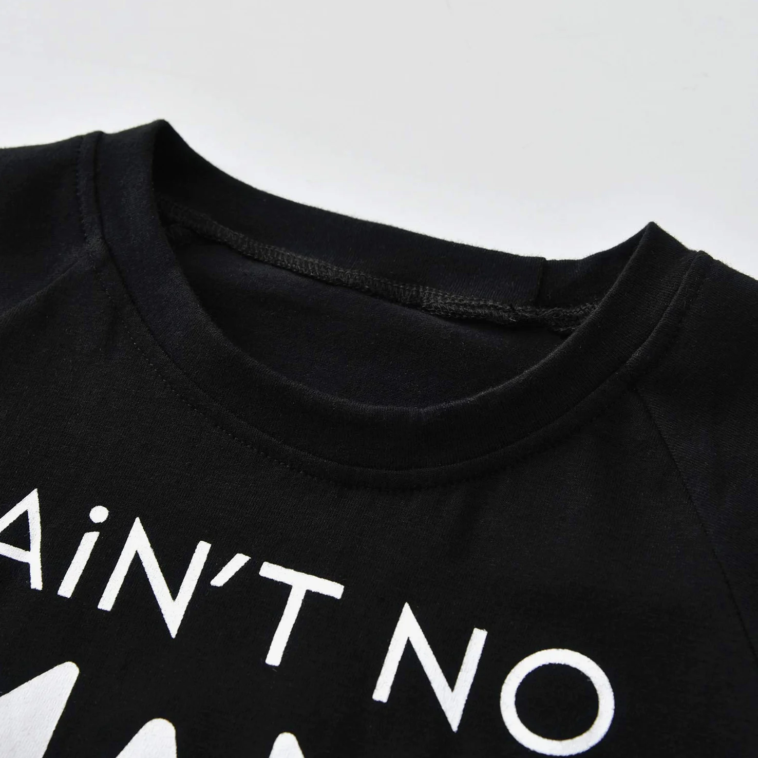 Conjunto de ropa para bebé niño pequeño con letras impresas, parte superior y pantalón