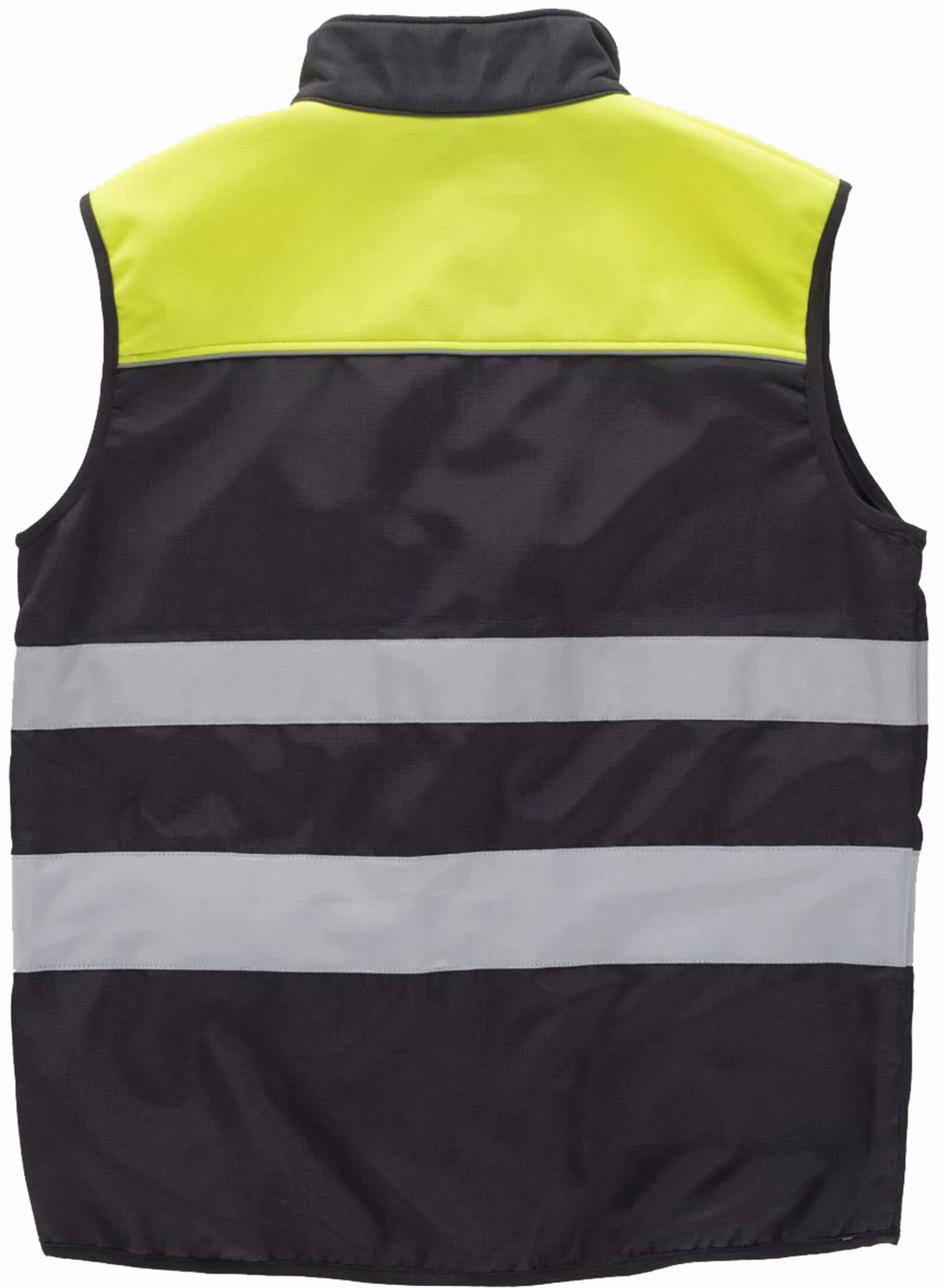 WORKTEAM Chaleco Alta Visibilidad Softshell Ripstop Reflectante Cortavientos Impermeable EN 17353 EN 14058