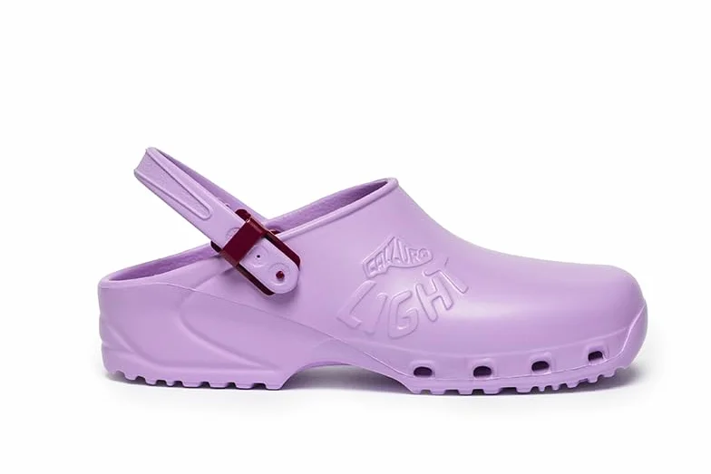 CALZURO Light - Zuecos Sanitarios Profesionales CE, Blanco, Verde, Lila, Rosa, Naranja, Azul, Negro