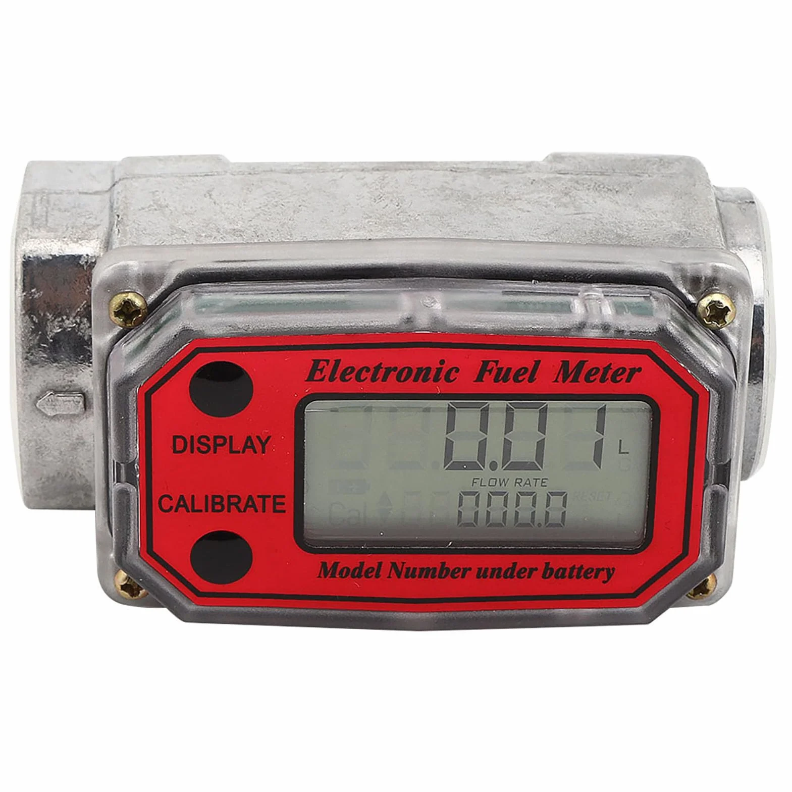 Medidor De Flujo Digital De Turbina Diesel 10-200L 1 Npt Llw-25