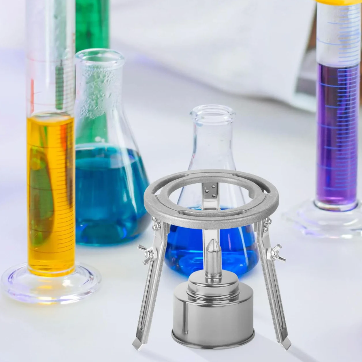 ABOOFAN Trípode De Laboratorio Ajustable Soporte Para Lámpara De Alcohol