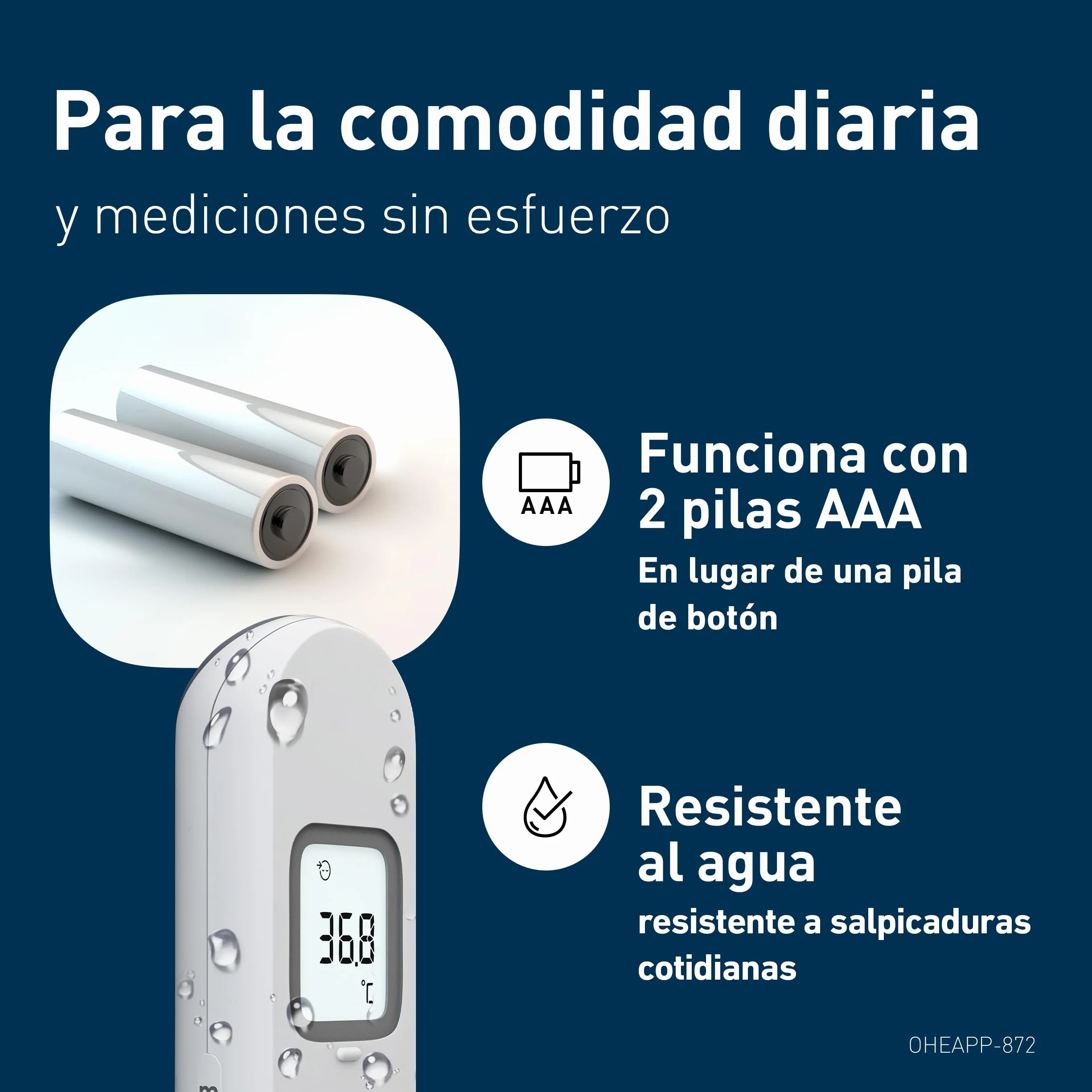 OMRON Gentle Temp 730 Termómetro digital sin contacto infrarrojos para frente líquidos y oído bebé rápido preciso con memoria