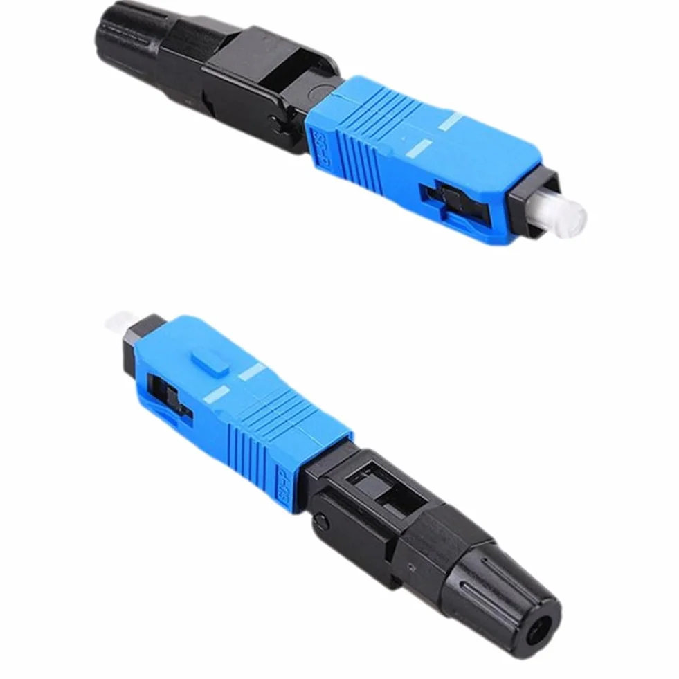 Conectores Rápidos de Fibra Óptica SC/UPC Preenterrados, Adaptadores para Instalación en Campo