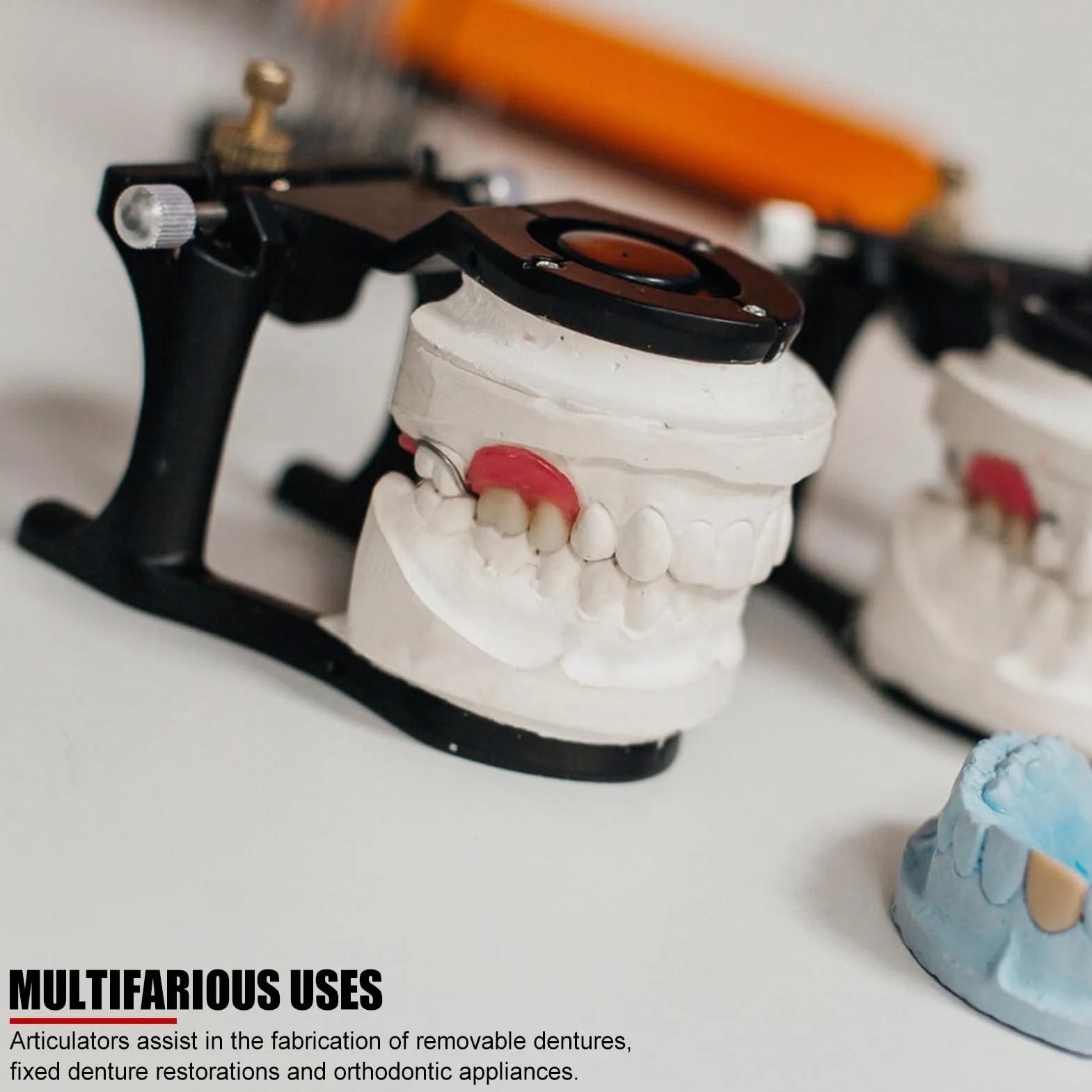 Articulador ajustable dental imán boca completa cobre