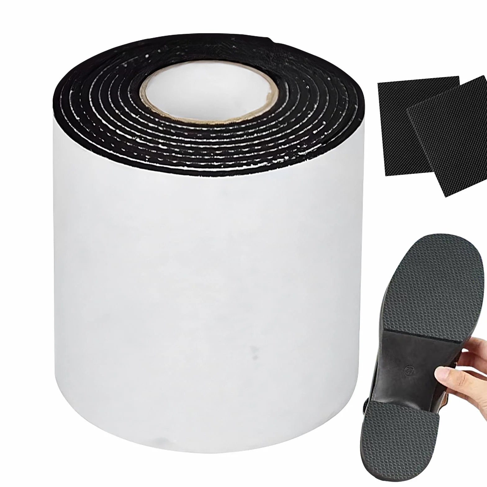 Agarres antideslizantes para zapatos – Cinta adhesiva para zapatos de 3.28 pies de largo, almohadillas antideslizantes para tacones, calcomanías para parte inferior de zapatos, gomitas para zapatos