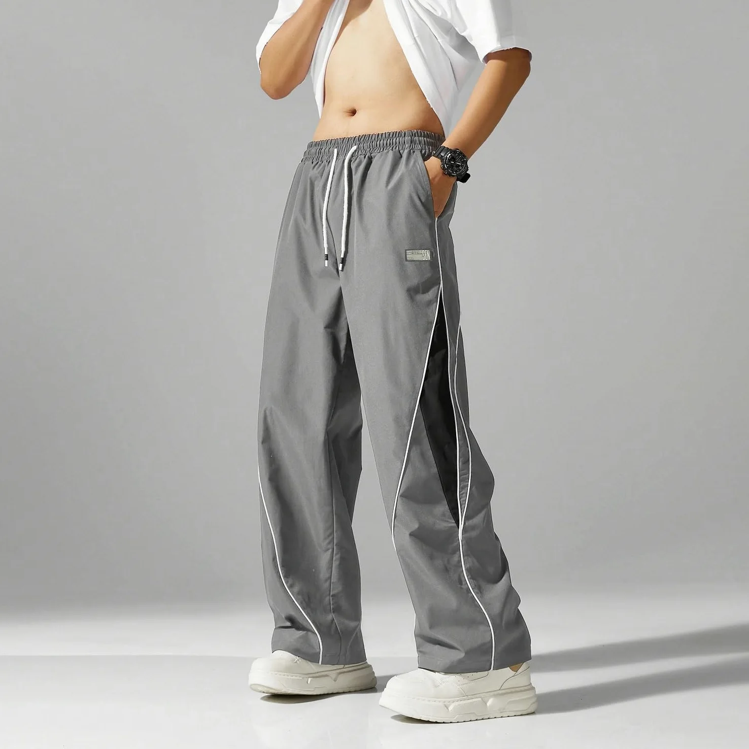 Lymio TP-79-82 - Pantalones deportivos para hombre con aspecto elegante