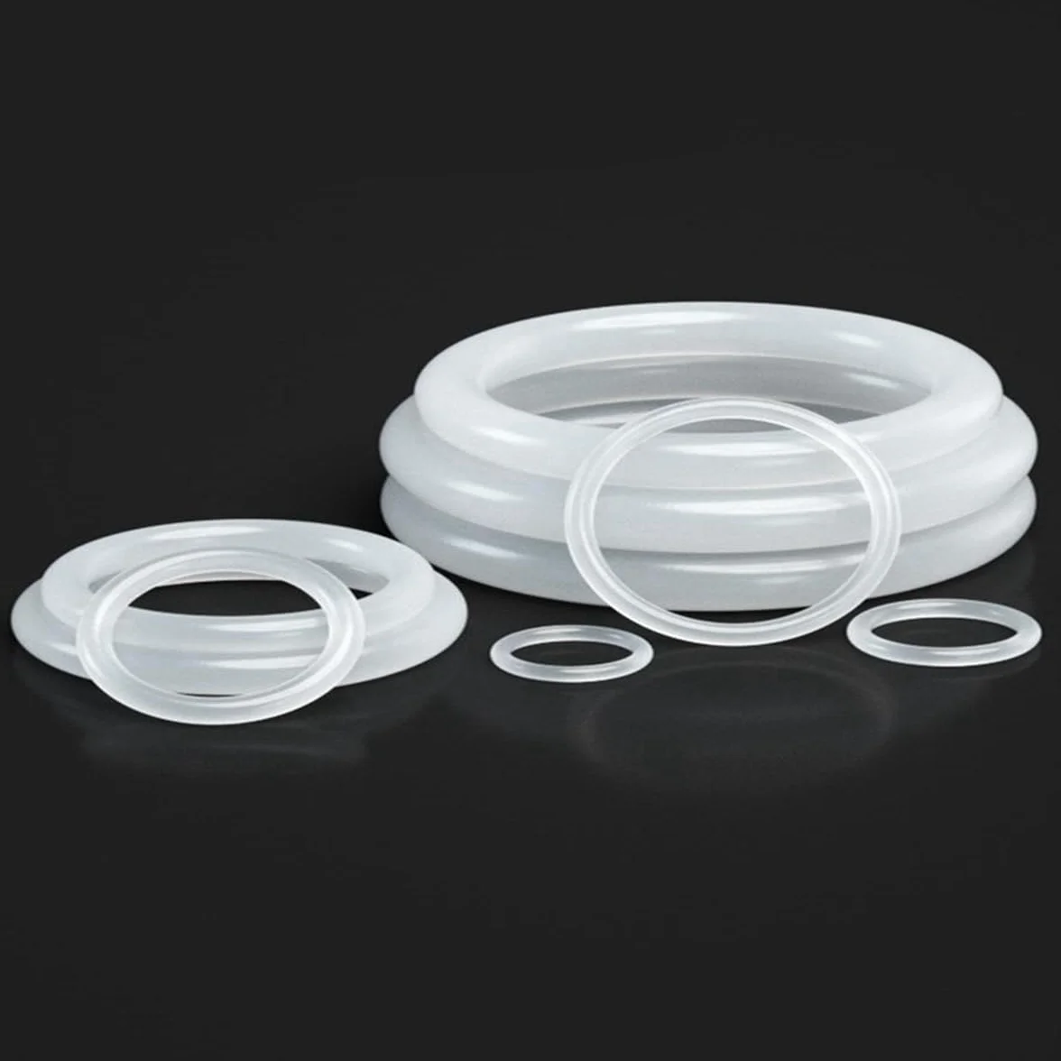 Junta tórica de goma blanca 51x43x4mm 10 unidades