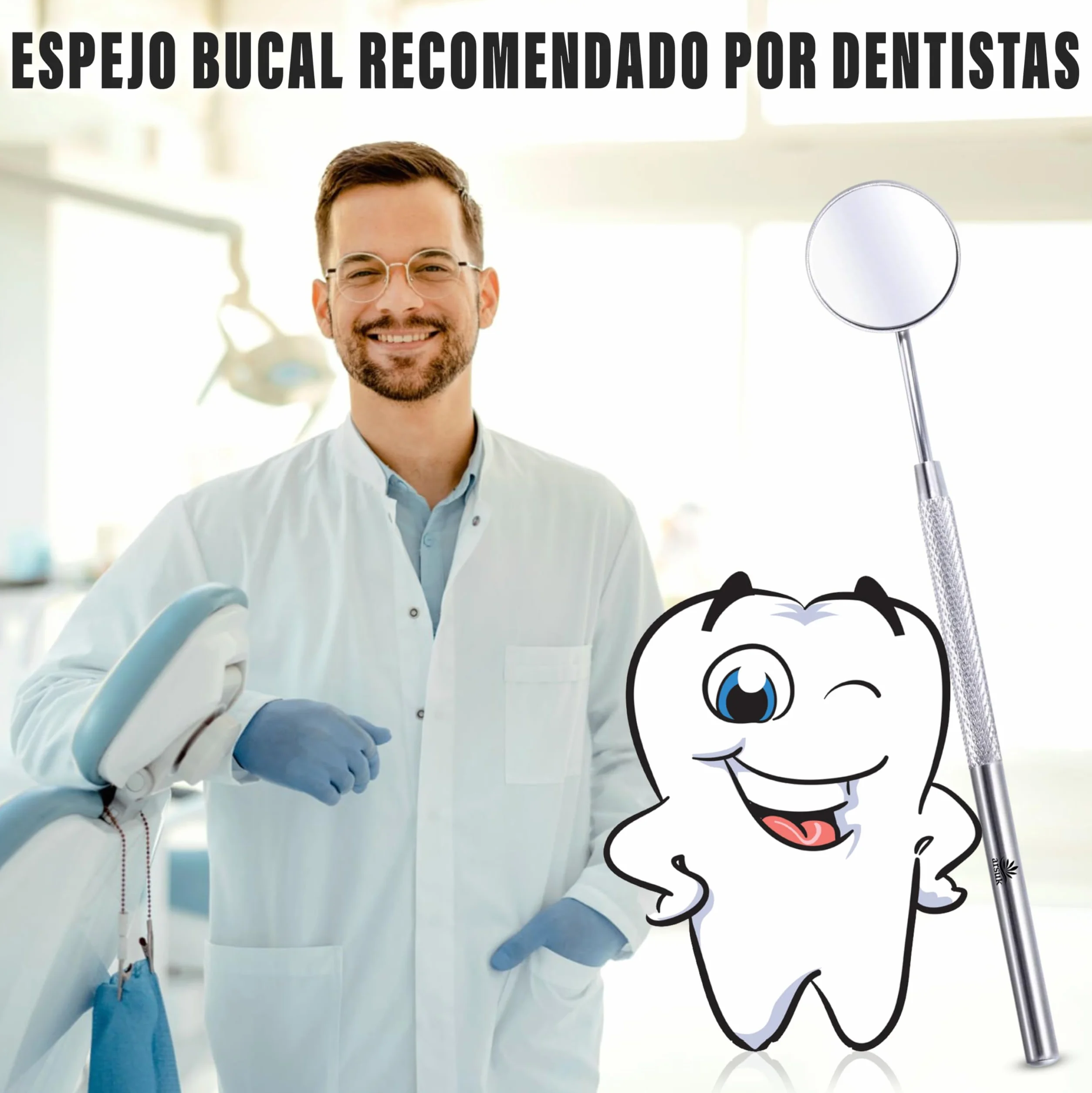 Espejo Dental con Mango Instrumentos dentales ARSUK