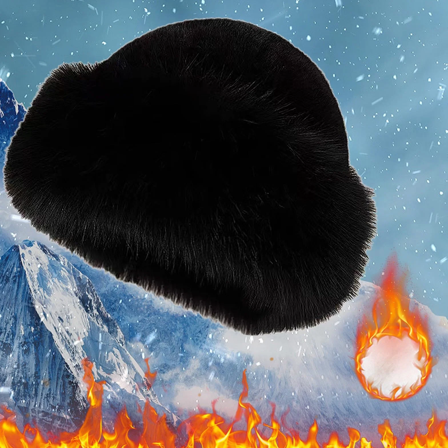 2026 Gorro de Invierno para Mujer,Gorro Ruso para Deportes de Nieve,Sombrero Mujer Invierno,Mujer Sombrero de Piel Sintética Invierno Cálido Gorro para Esquí Gorra Estilo de Rusia