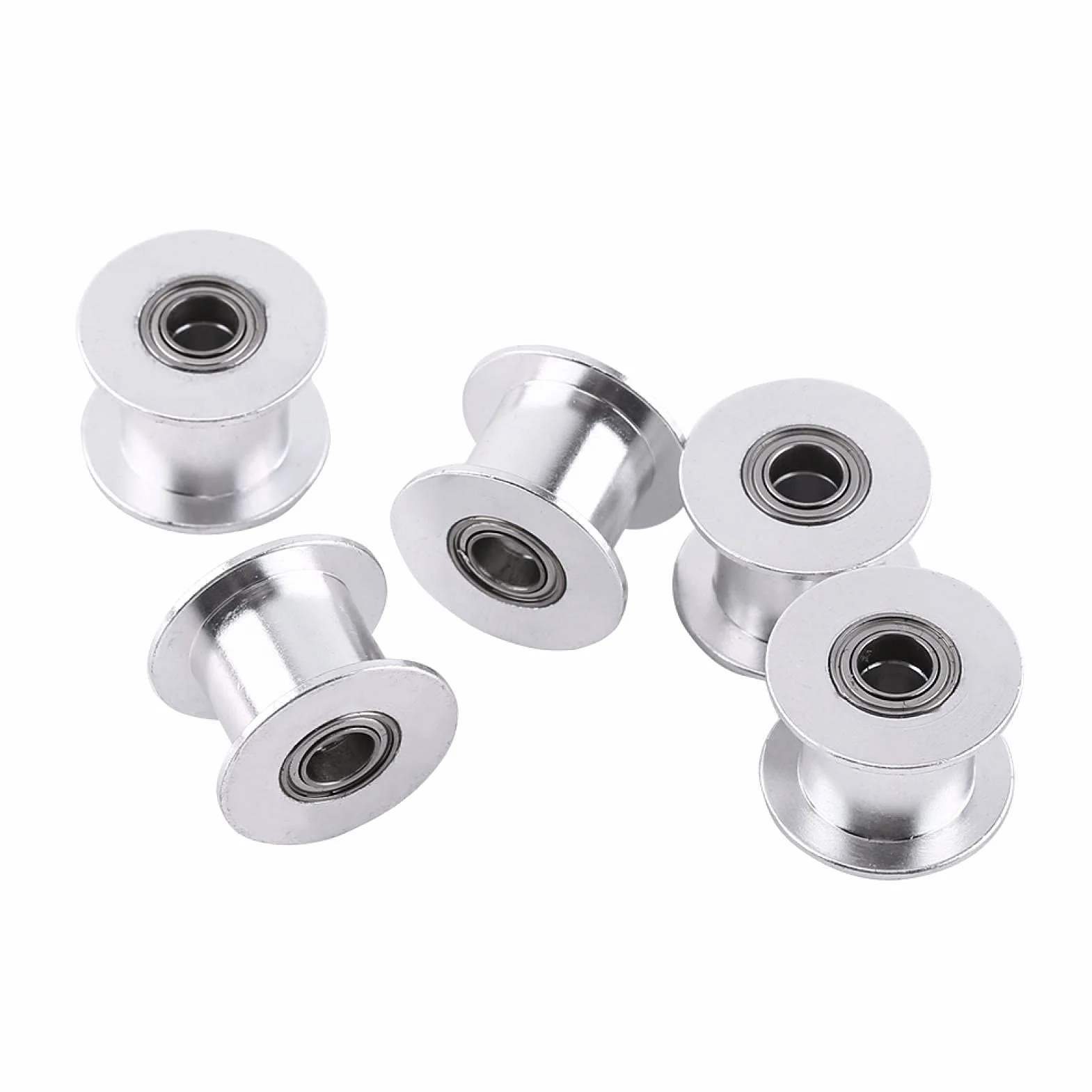 Correa de Distribución GT2 20 Dientes Polea Loca 10mm Ancho 5mm Diámetro para Impresora 3D