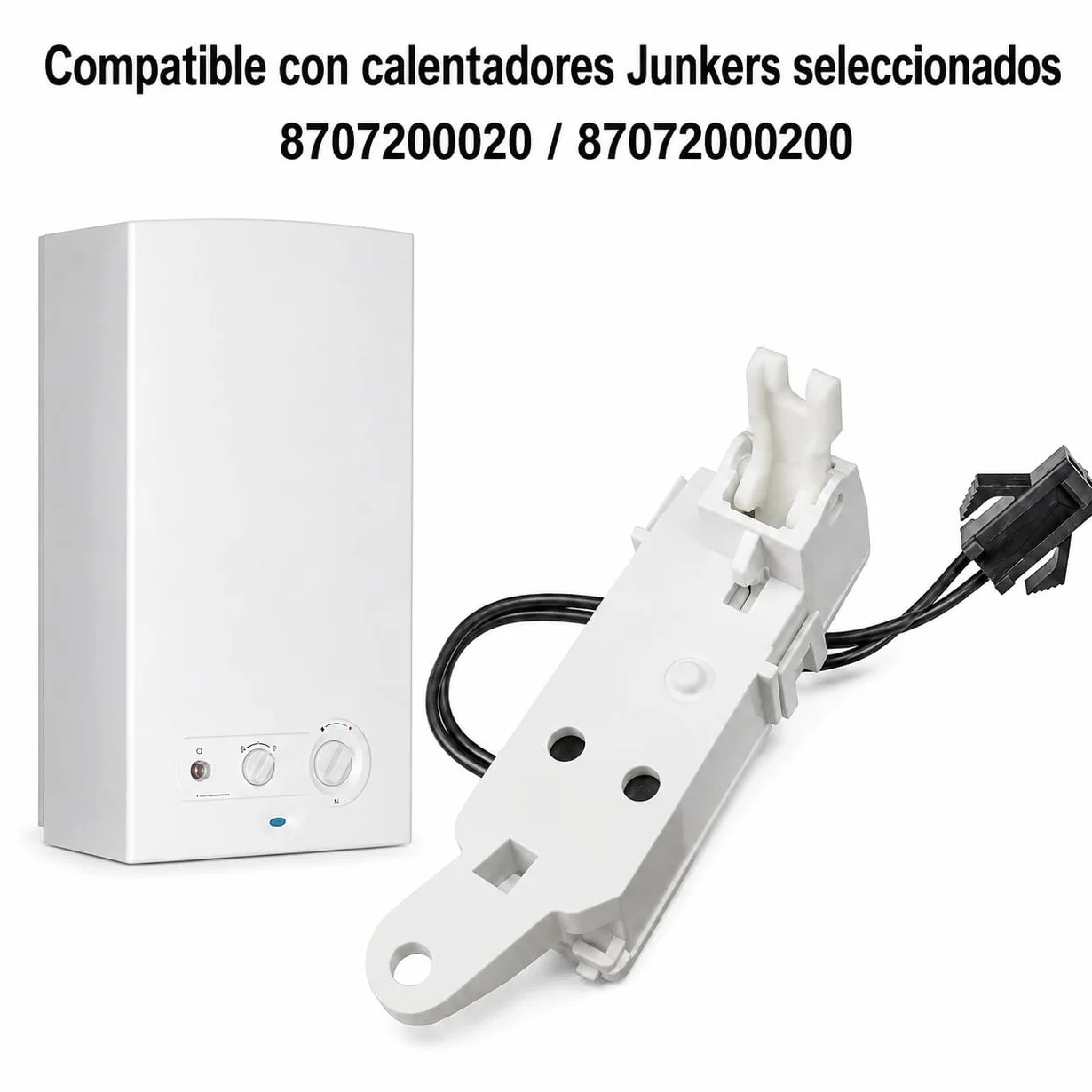 Microinterruptor Calentador Junkers Compatible Recambio MINIMAXX WR11 WR14 WRD11 WRD14 Bosch Neckar