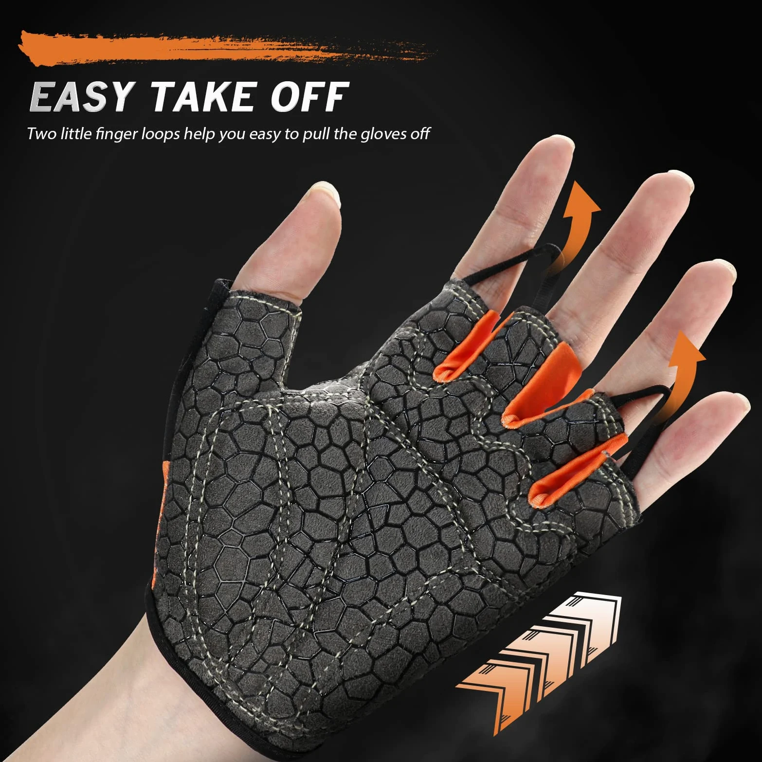 Guantes de Ciclismo para Hombre y Mujer con Almohadilla Antideslizante Absorbente de Golpes, Guantes Ligeros para Ciclismo, Entrenamiento al Aire Libre