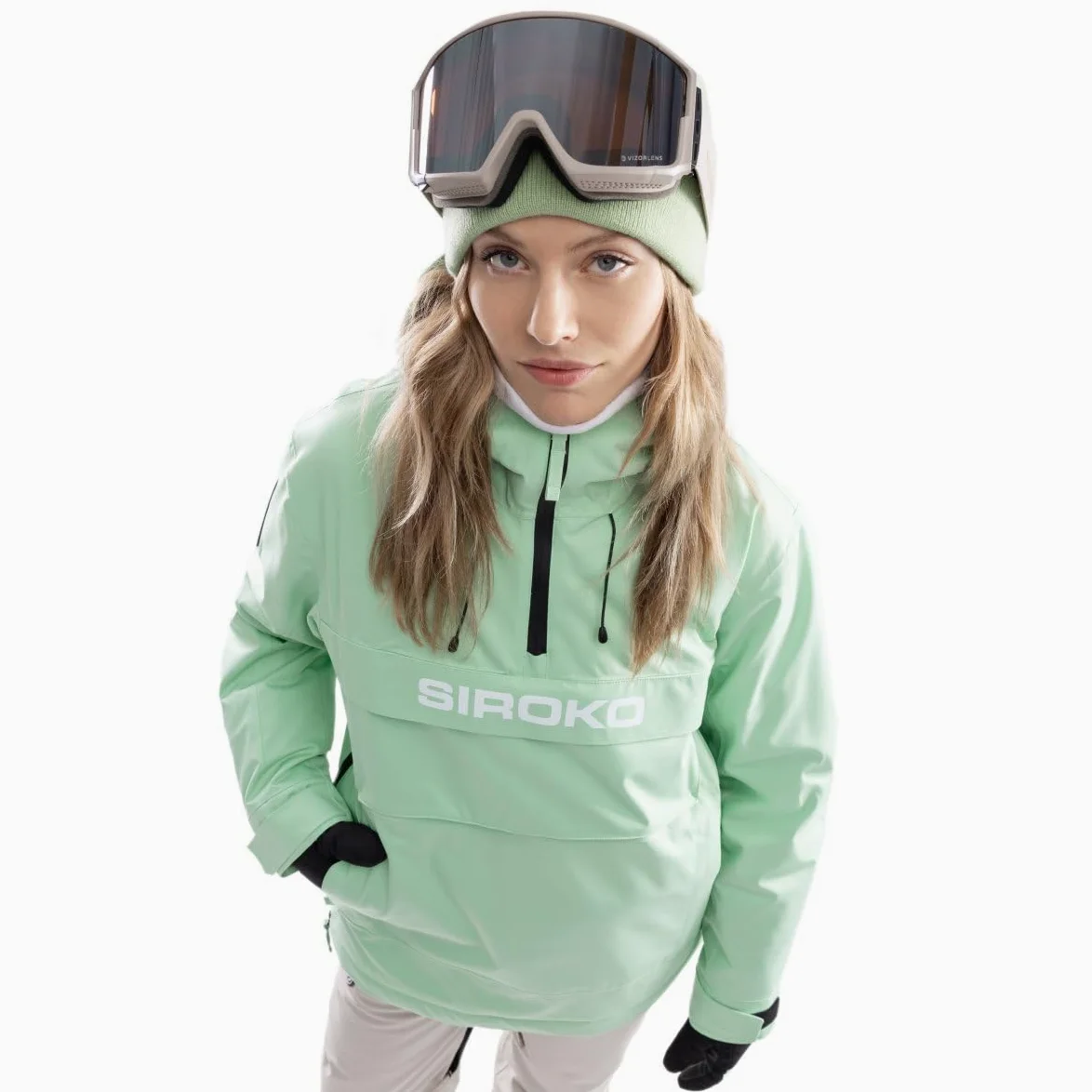 SIROKO Chaqueta de snowboard esquí y nieve W6-W Elm Verde.