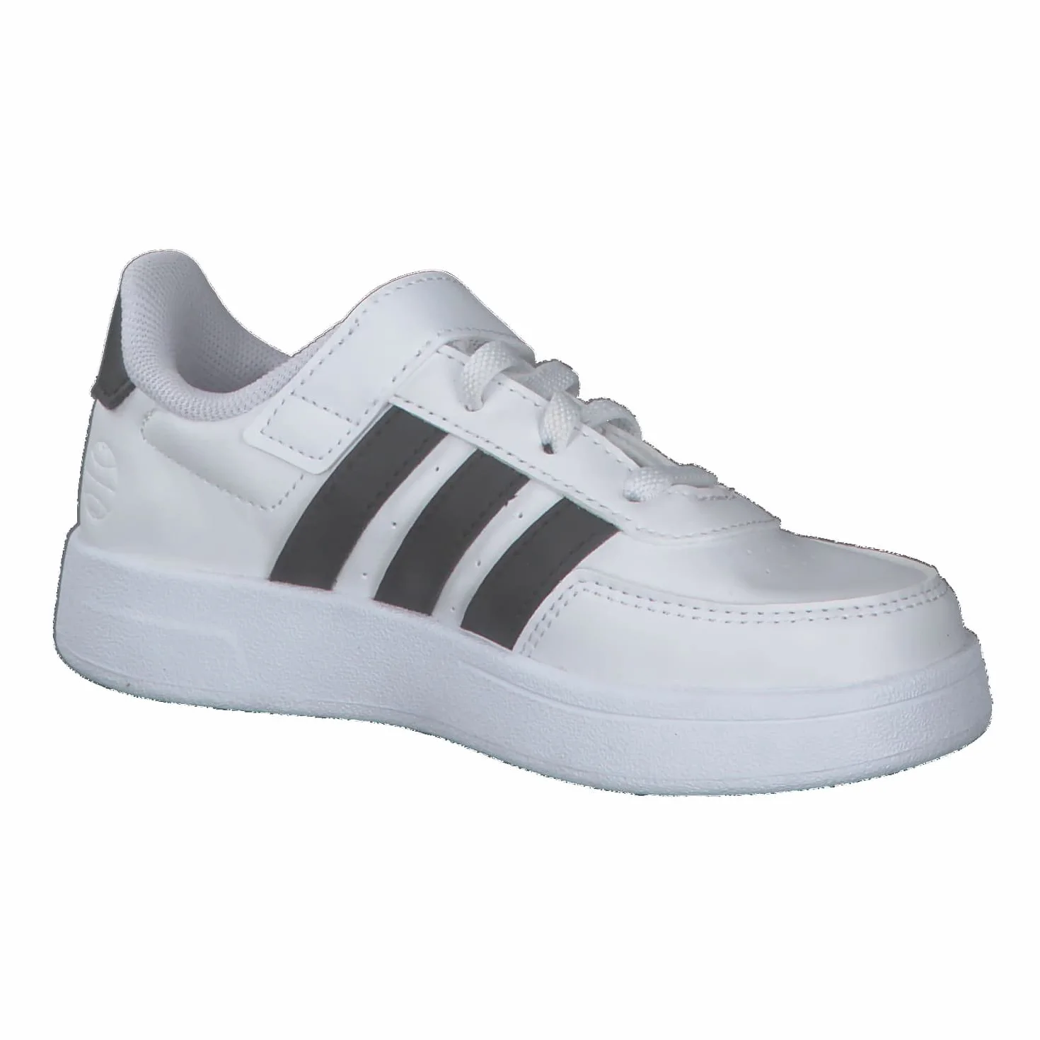 Adidas Breaknet Lifestyle Court Elastic Lace and Top Strap Shoes, Cloud white/core black, 31 EU