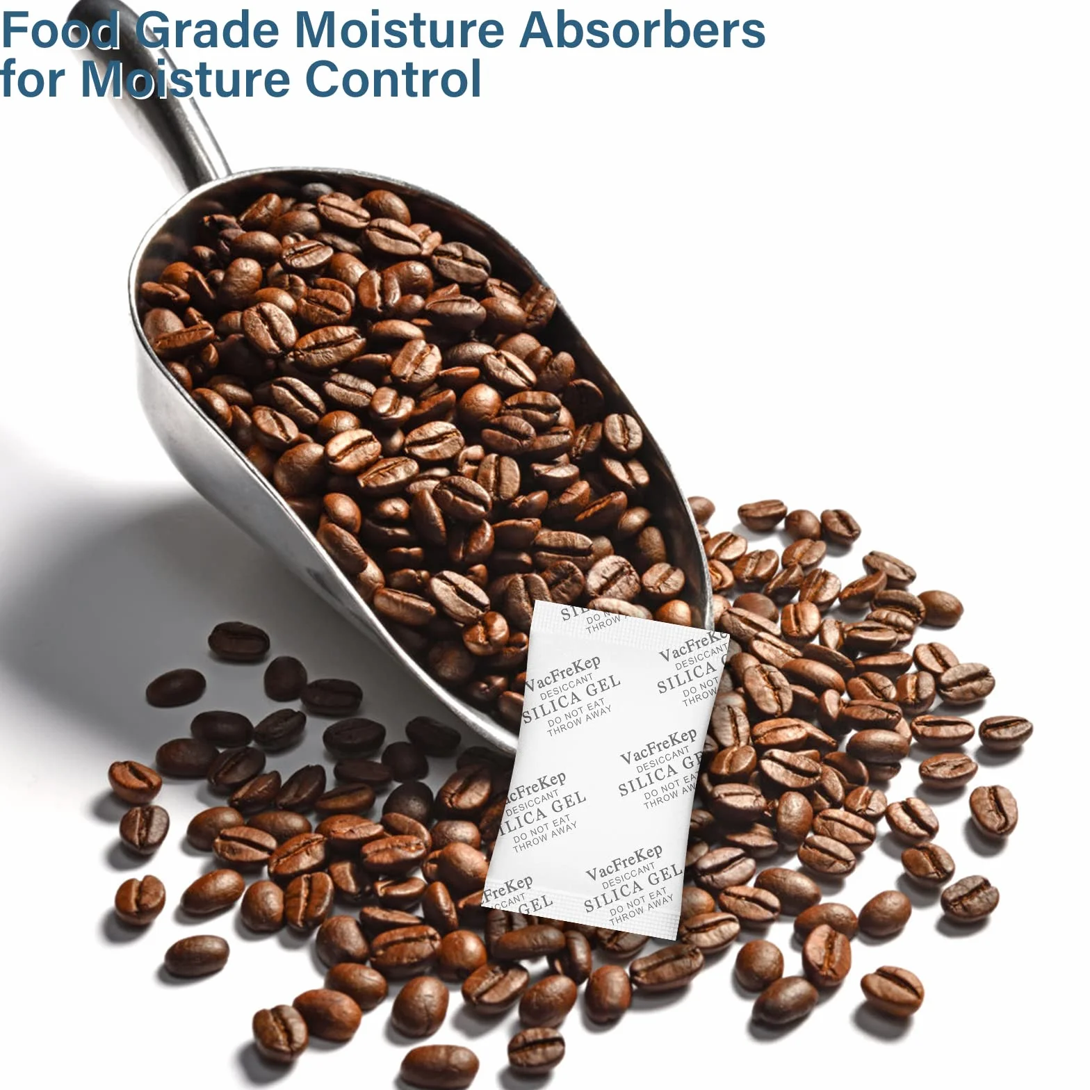 Gel de sílice Sobres Desecante Absorbente de humedad 50 gramos 30 paquetes