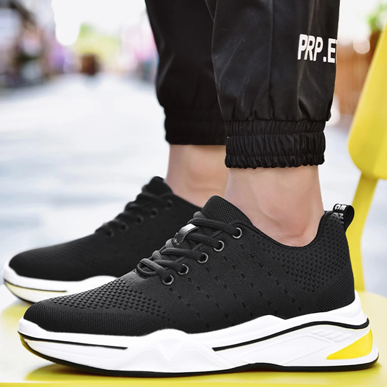 Zapatillas elevadoras para hombre, tacón de 4 cm, 6 cm, 8 cm, 10 cm, zapatos de elevación de altura invisible para caminar, tenis deportivo, golf, antiestático, ligero, transpirable