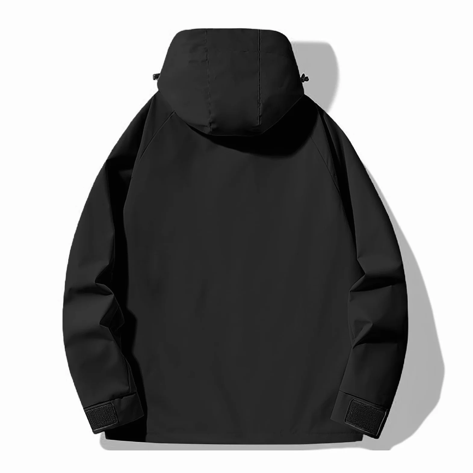 Chubasquero para mujer, ligero, cortavientos, holgado, chubasquero, ropa de senderismo con capucha, talla grande