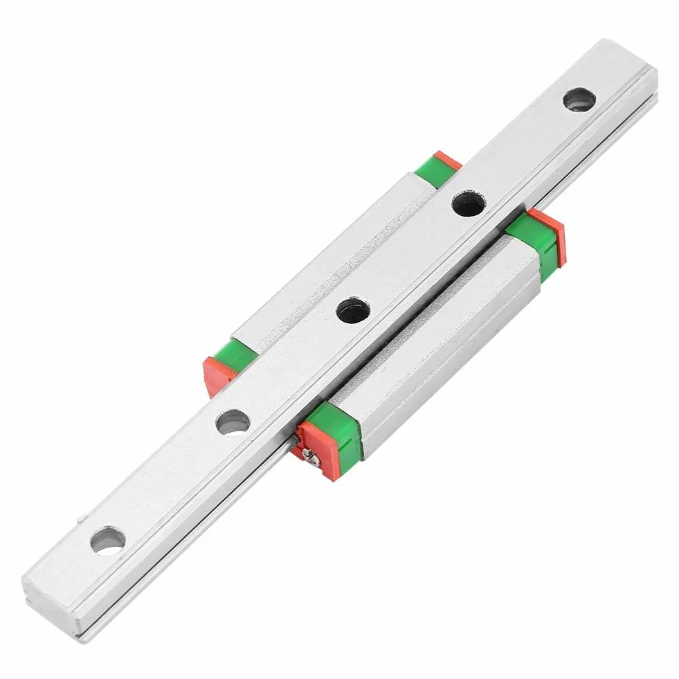 Zunate MGN9H Guía lineal en miniatura 100mm Carril guía 9mm + bloque deslizante