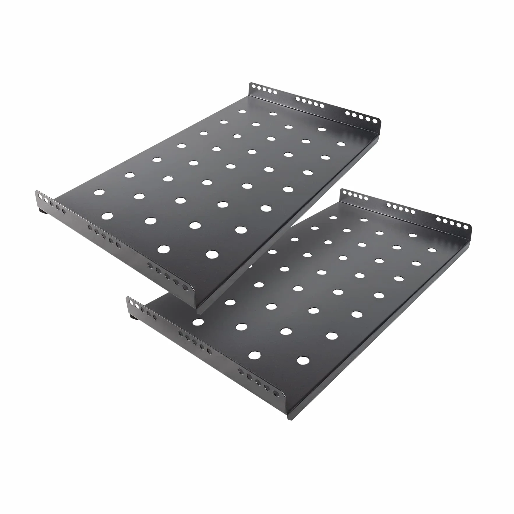 Aiten Bandeja Fija de Rejilla 1U 490 mm x 280 mm Acero Laminado 17 kg 19"