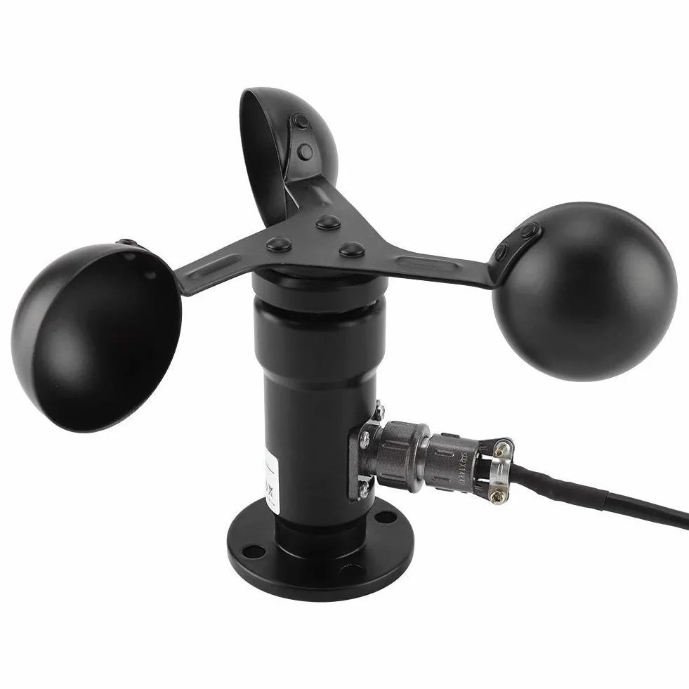 Anemómetro Sensor de velocidad del viento 4-20 mA Aleación de aluminio Detector de velocidad del viento