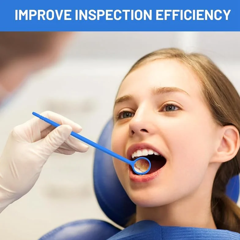 Espejo bucal desechable dental antivaho empaquetado individualmente